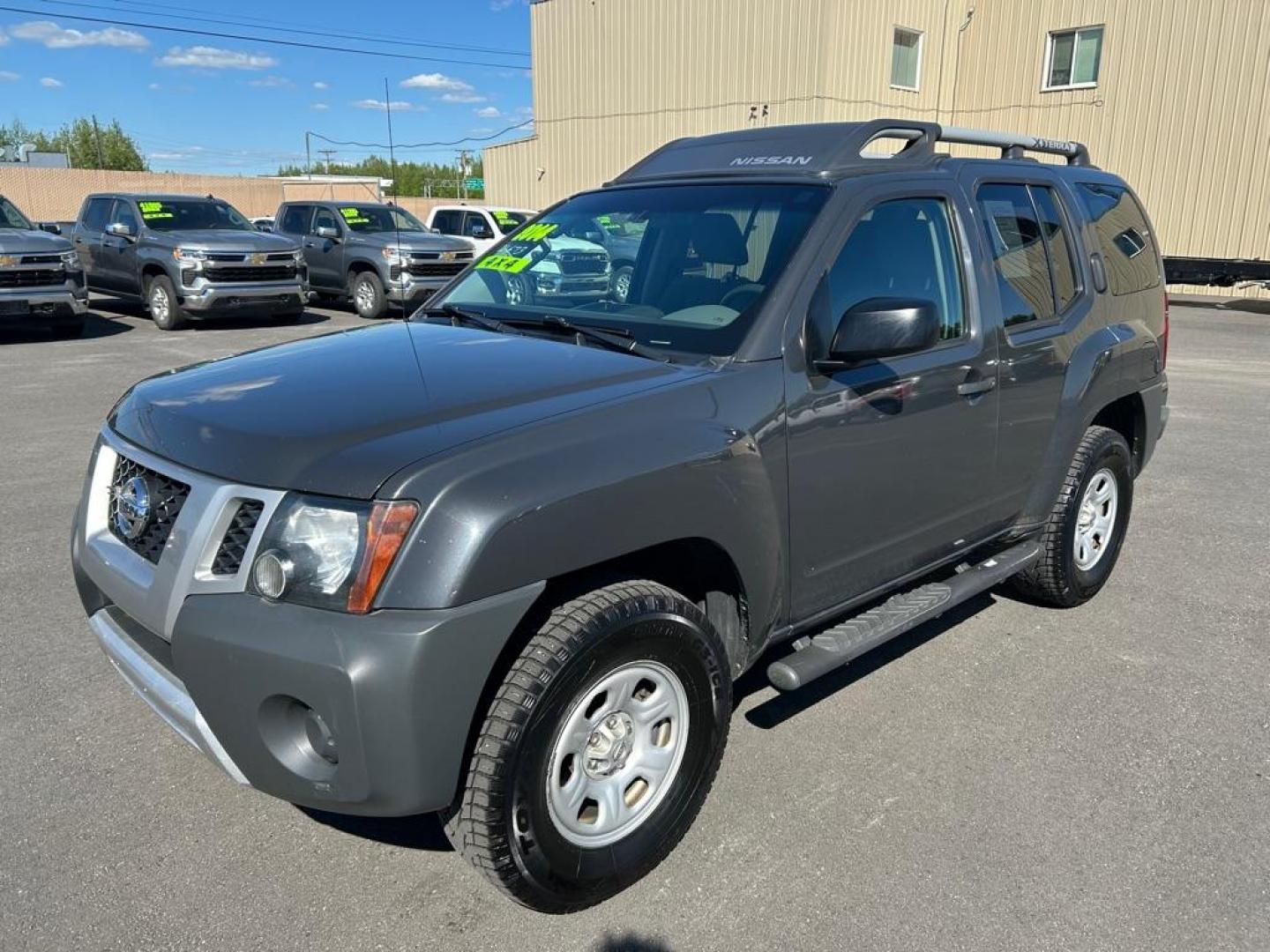 2014 GREY NISSAN XTERRA X (5N1AN0NW5EN) with an 4.0L engine, Automatic transmission, located at 2525 S. Cushman, Fairbanks, AK, 99701, (907) 452-5707, 64.824036, -147.712311 - Photo#1