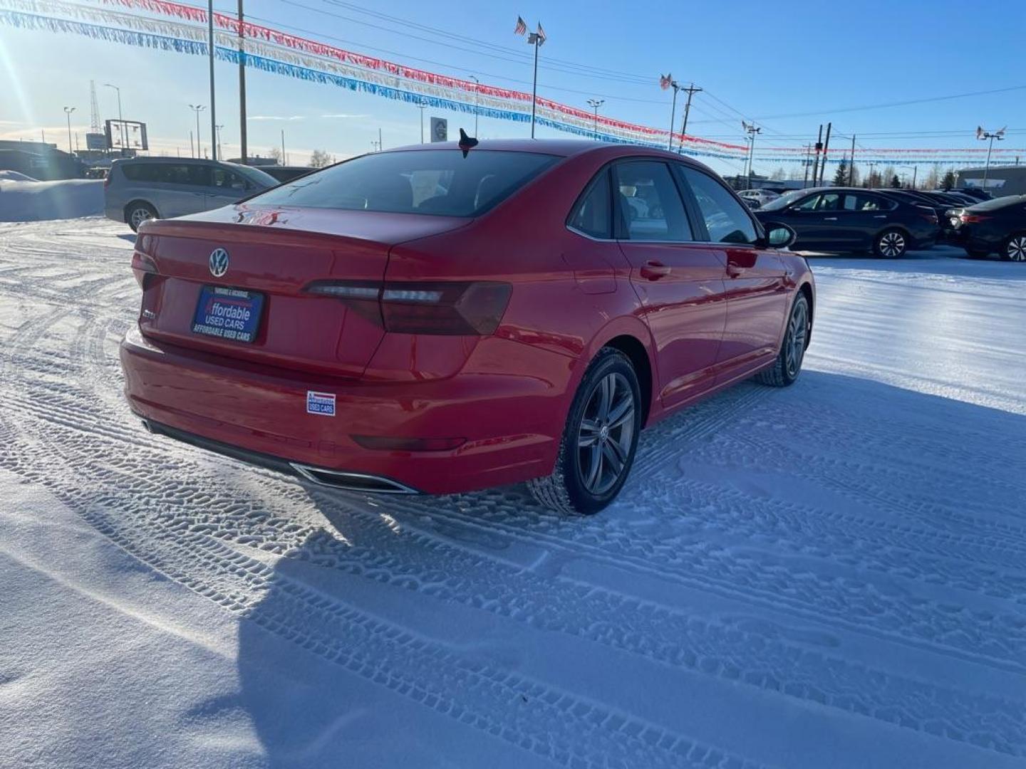 2021 RED VOLKSWAGEN JETTA S (3VWC57BU4MM) with an 1.4L engine, Automatic transmission, located at 2525 S. Cushman, Fairbanks, AK, 99701, (907) 452-5707, 64.824036, -147.712311 - Photo#3