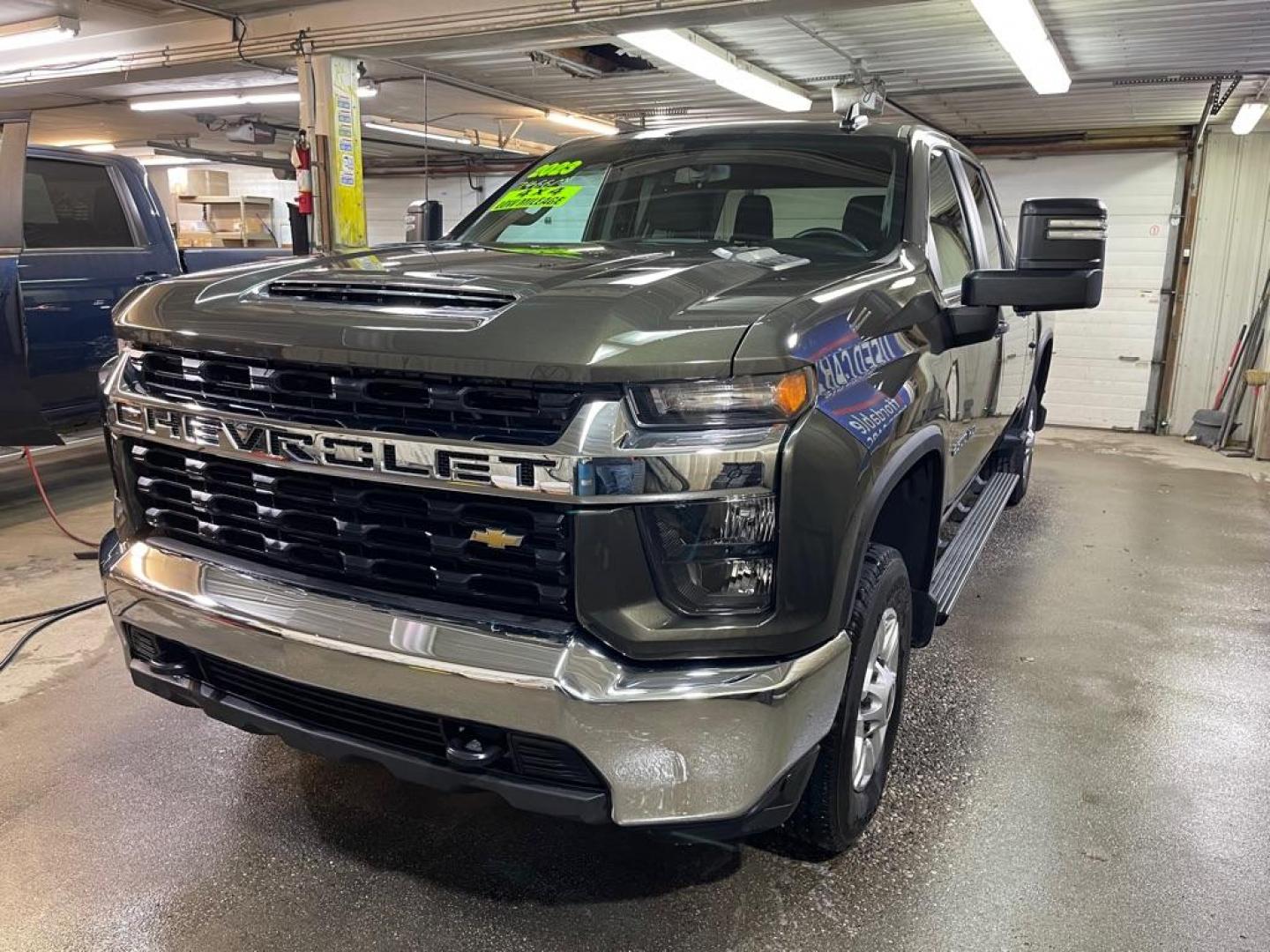 2023 GREEN CHEVROLET SILVERADO 2500 HEAVY DUTY LT (2GC4YNE74P1) with an 6.6L engine, Automatic transmission, located at 2525 S. Cushman, Fairbanks, AK, 99701, (907) 452-5707, 64.824036, -147.712311 - Photo#1