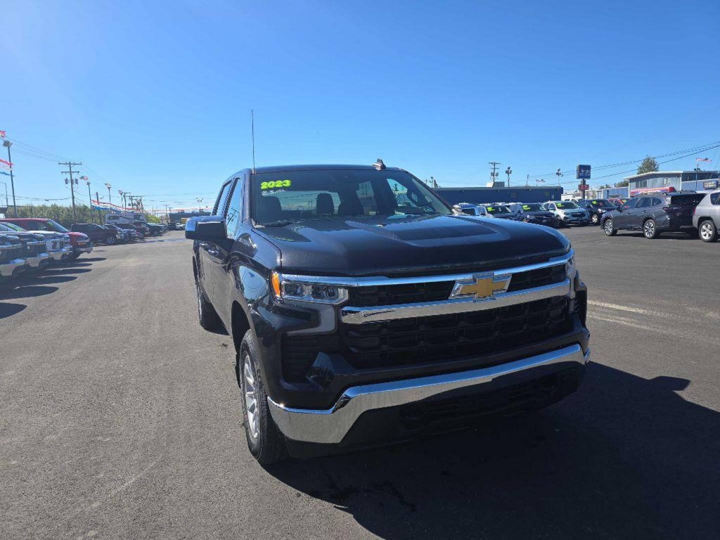 2023 GRAY CHEVROLET SILVERADO 1500 LT (1GCUDDED8PZ) with an 5.3L engine, Automatic transmission, located at 2525 S. Cushman, Fairbanks, AK, 99701, (907) 452-5707, 64.824036, -147.712311 - Photo#0