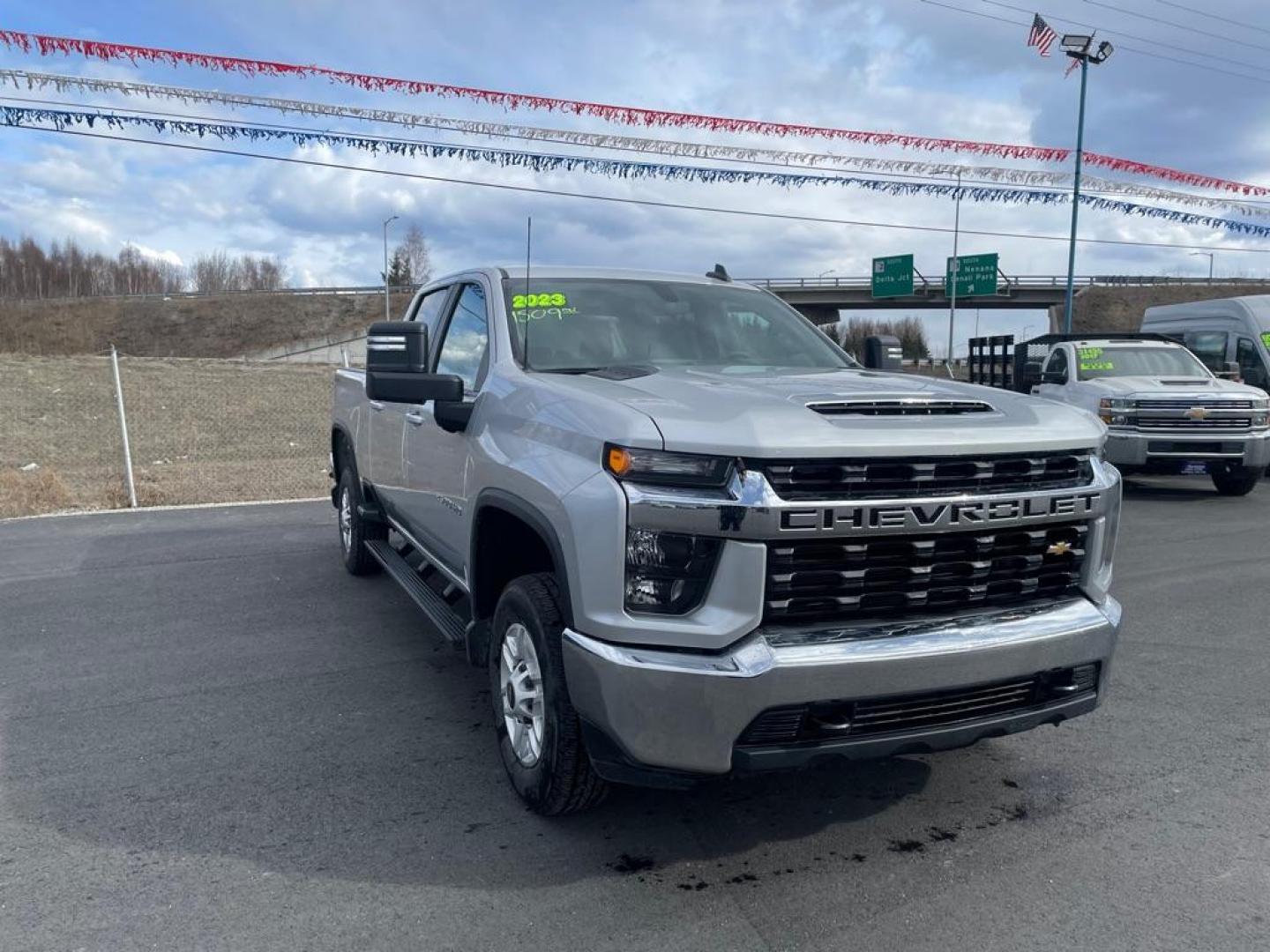 2023 SILVER CHEVROLET SILVERADO 2500 HEAVY DUTY LT (2GC4YNE75P1) with an 6.6L engine, Automatic transmission, located at 2525 S. Cushman, Fairbanks, AK, 99701, (907) 452-5707, 64.824036, -147.712311 - Photo#0