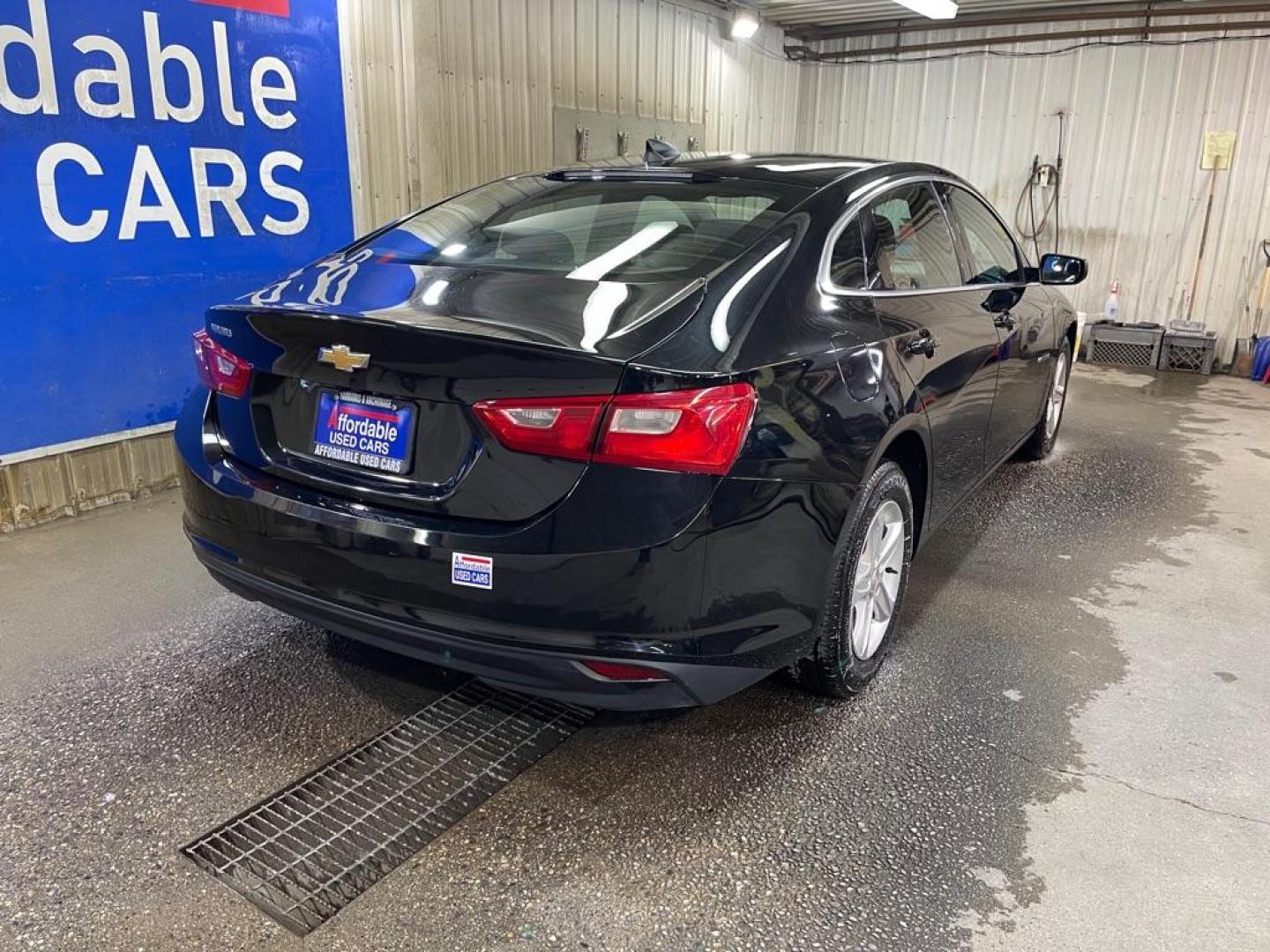 2022 BLACK CHEVROLET MALIBU LS (1G1ZB5ST0NF) with an 1.5L engine, Continuously Variable transmission, located at 2525 S. Cushman, Fairbanks, AK, 99701, (907) 452-5707, 64.824036, -147.712311 - Photo#2