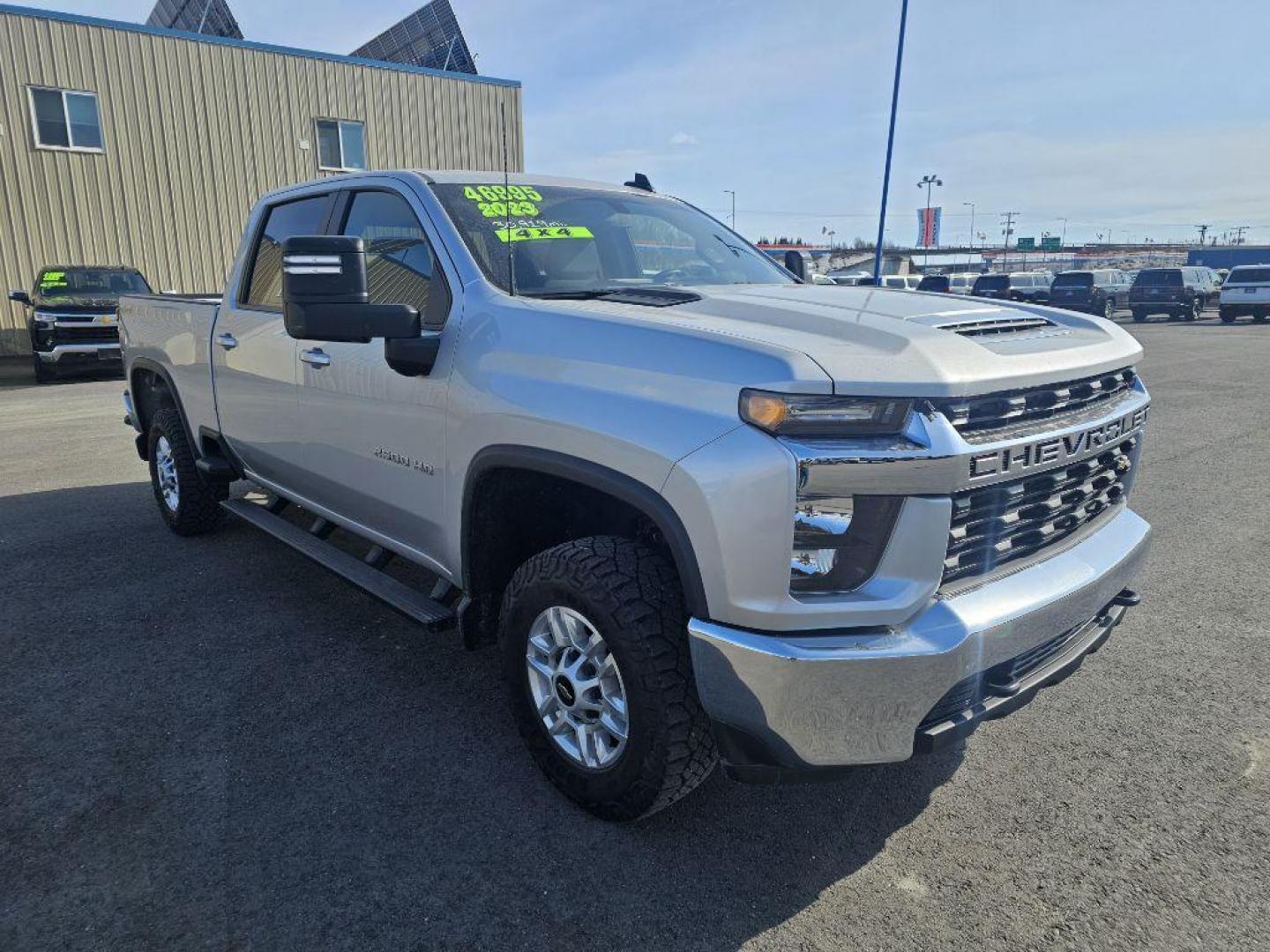 2023 SILVER CHEVROLET SILVERADO 2500 HEAVY DUTY LT (2GC4YNE71P1) with an 6.6L engine, Automatic transmission, located at 2525 S. Cushman, Fairbanks, AK, 99701, (907) 452-5707, 64.824036, -147.712311 - Photo#0