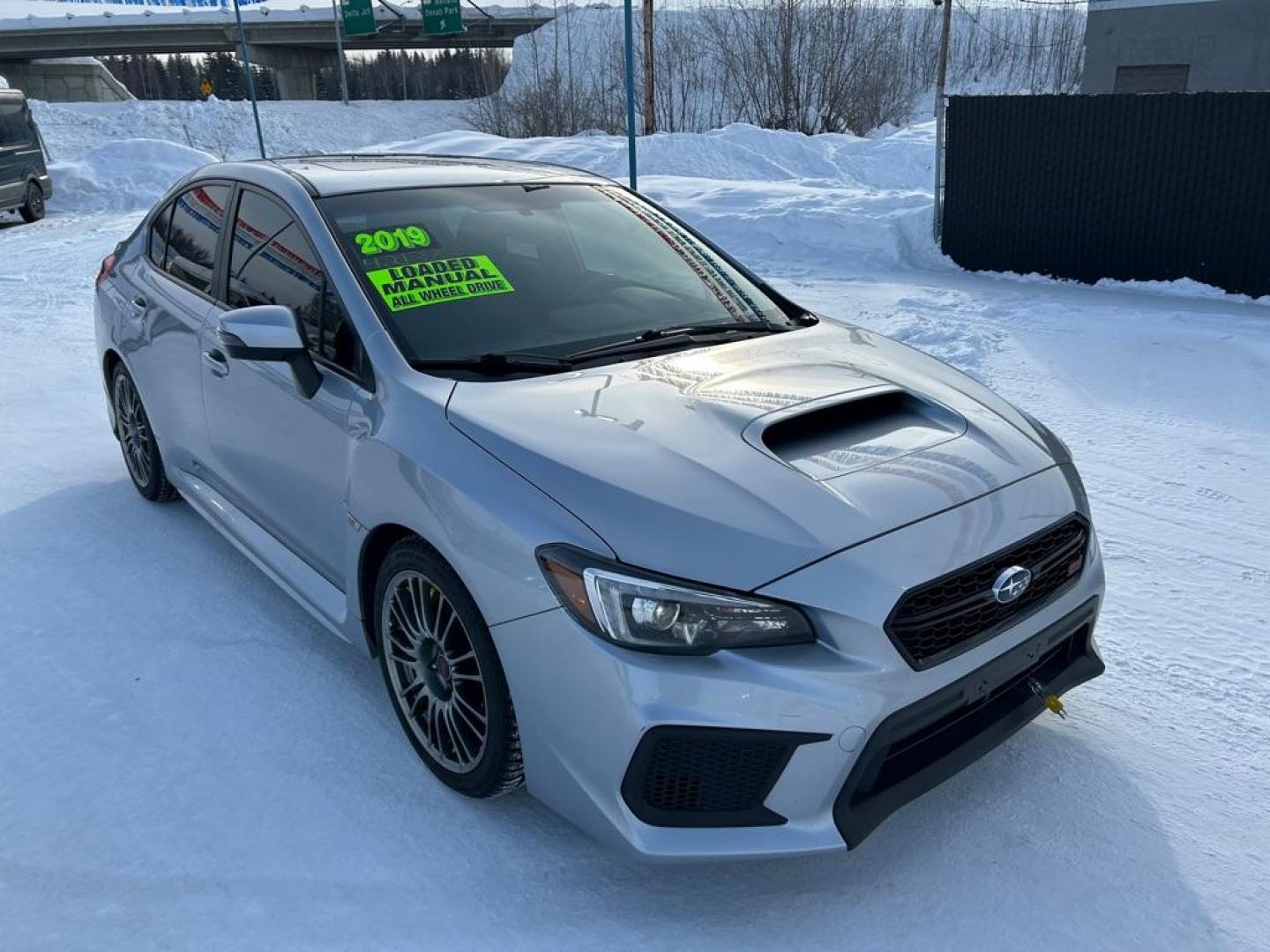 2019 SILVER SUBARU WRX STI STI LIMITED (JF1VA2V6XK9) with an 2.5L engine, 6-Speed Manual transmission, located at 2525 S. Cushman, Fairbanks, AK, 99701, (907) 452-5707, 64.824036, -147.712311 - Photo#1