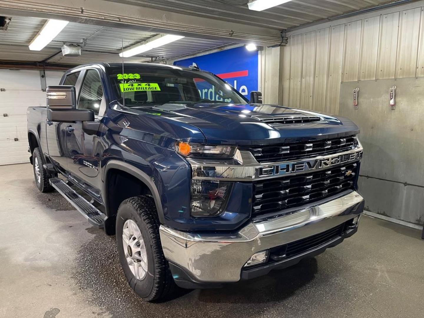 2023 BLUE CHEVROLET SILVERADO 2500 HEAVY DUTY LT (2GC4YNE71P1) with an 6.6L engine, Automatic transmission, located at 2525 S. Cushman, Fairbanks, AK, 99701, (907) 452-5707, 64.824036, -147.712311 - Photo#0