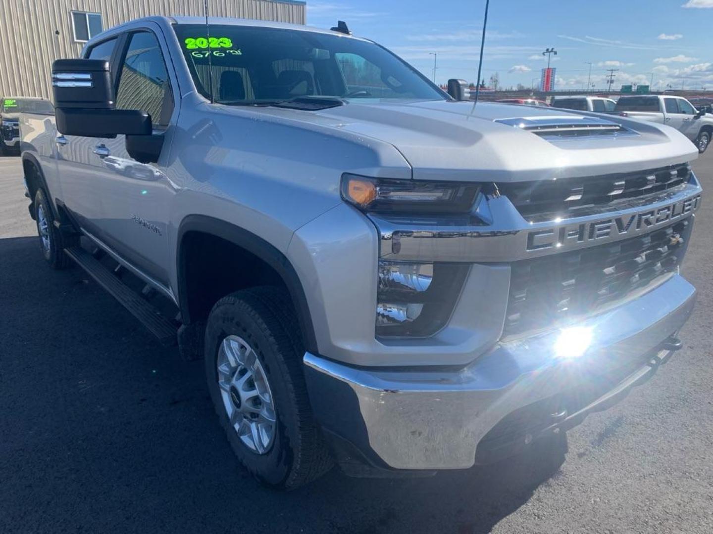 2023 SILVER CHEVROLET SILVERADO 2500 HEAVY DUTY LT (2GC4YNE73P1) with an 6.6L engine, Automatic transmission, located at 2525 S. Cushman, Fairbanks, AK, 99701, (907) 452-5707, 64.824036, -147.712311 - Photo#0