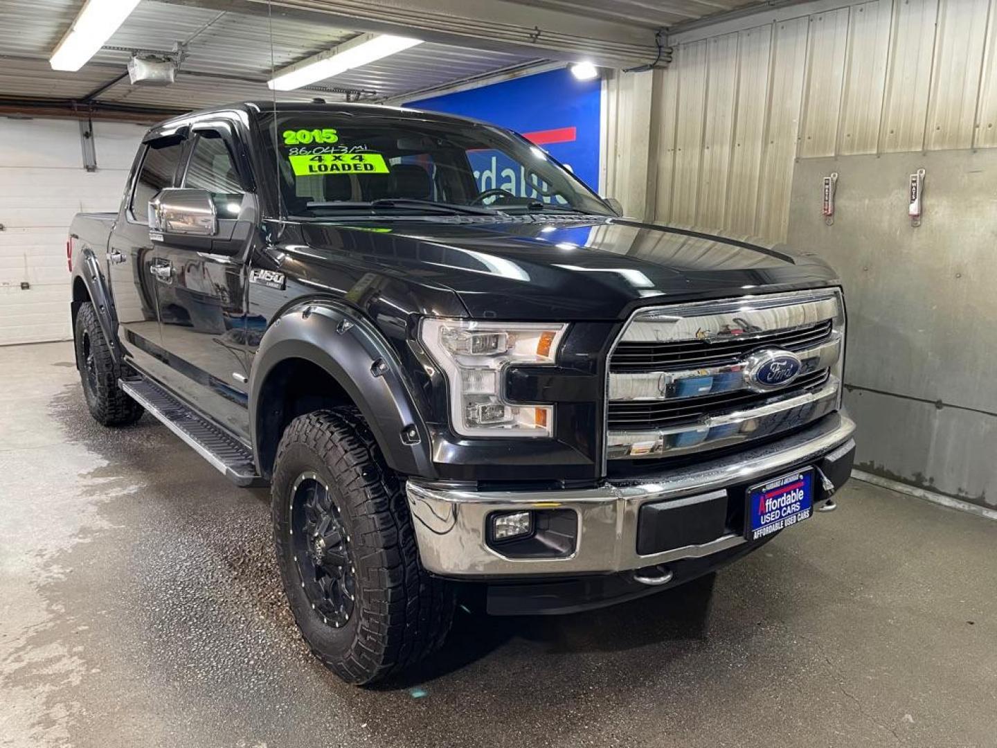 2015 BLACK FORD F150 3.5L SUPERCREW (1FTEW1EG0FF) with an 3.5L engine, Automatic transmission, located at 2525 S. Cushman, Fairbanks, AK, 99701, (907) 452-5707, 64.824036, -147.712311 - Photo#0