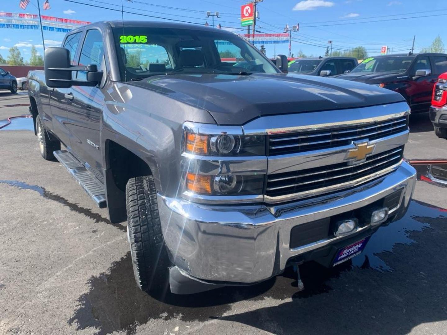 2015 GRAY CHEVROLET SILVERADO 2500 HEAVY DUTY (1GC1KUEG2FF) with an 6.0L engine, Automatic transmission, located at 2525 S. Cushman, Fairbanks, AK, 99701, (907) 452-5707, 64.824036, -147.712311 - Photo#0