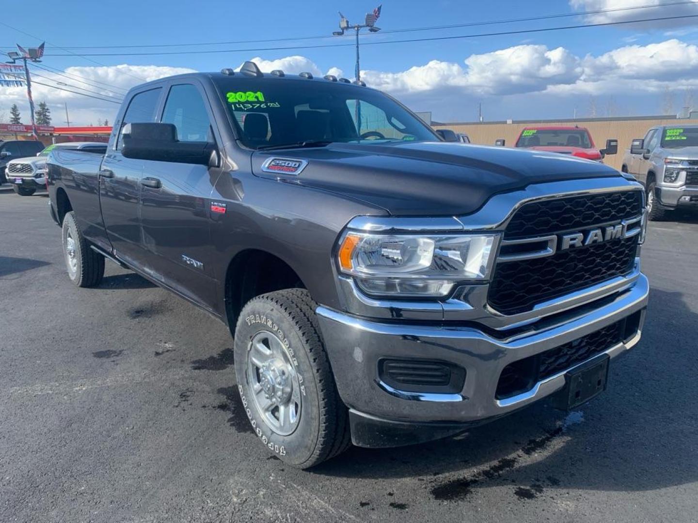 2021 GRAY RAM 2500 TRADESMAN (3C6UR5HJ5MG) with an 6.4L engine, Automatic transmission, located at 2525 S. Cushman, Fairbanks, AK, 99701, (907) 452-5707, 64.824036, -147.712311 - Photo#0