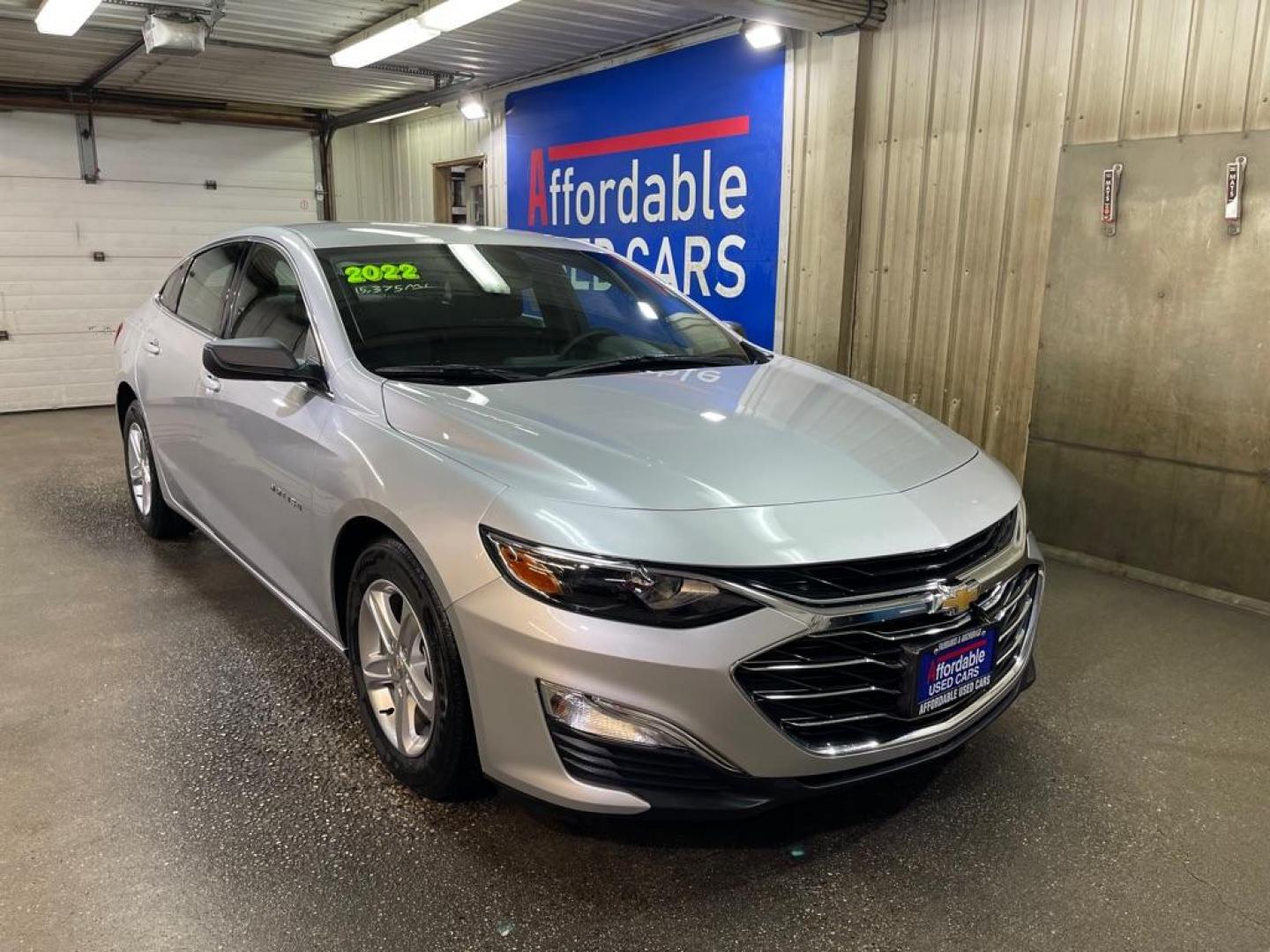 2022 SILVER CHEVROLET MALIBU LS (1G1ZB5ST3NF) with an 1.5L engine, Continuously Variable transmission, located at 2525 S. Cushman, Fairbanks, AK, 99701, (907) 452-5707, 64.824036, -147.712311 - Photo#0