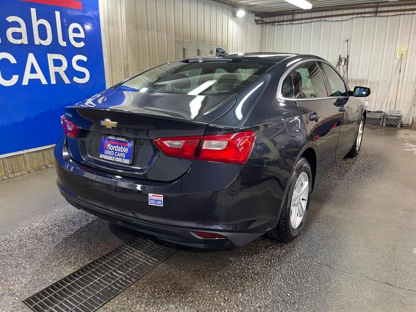 2022 BLACK CHEVROLET MALIBU LS (1G1ZB5ST7NF) with an 1.5L engine, Continuously Variable transmission, located at 2525 S. Cushman, Fairbanks, AK, 99701, (907) 452-5707, 64.824036, -147.712311 - Photo#2