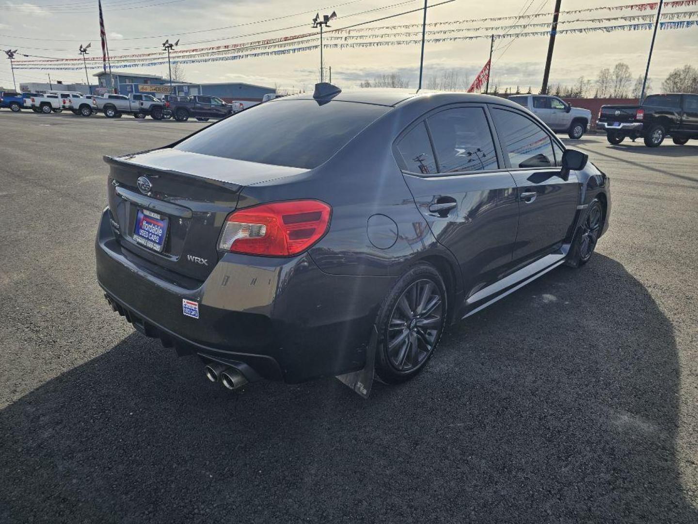 2018 GRAY SUBARU WRX (JF1VA1A6XJ9) with an 2.0L engine, Manual transmission, located at 2525 S. Cushman, Fairbanks, AK, 99701, (907) 452-5707, 64.824036, -147.712311 - Photo#2