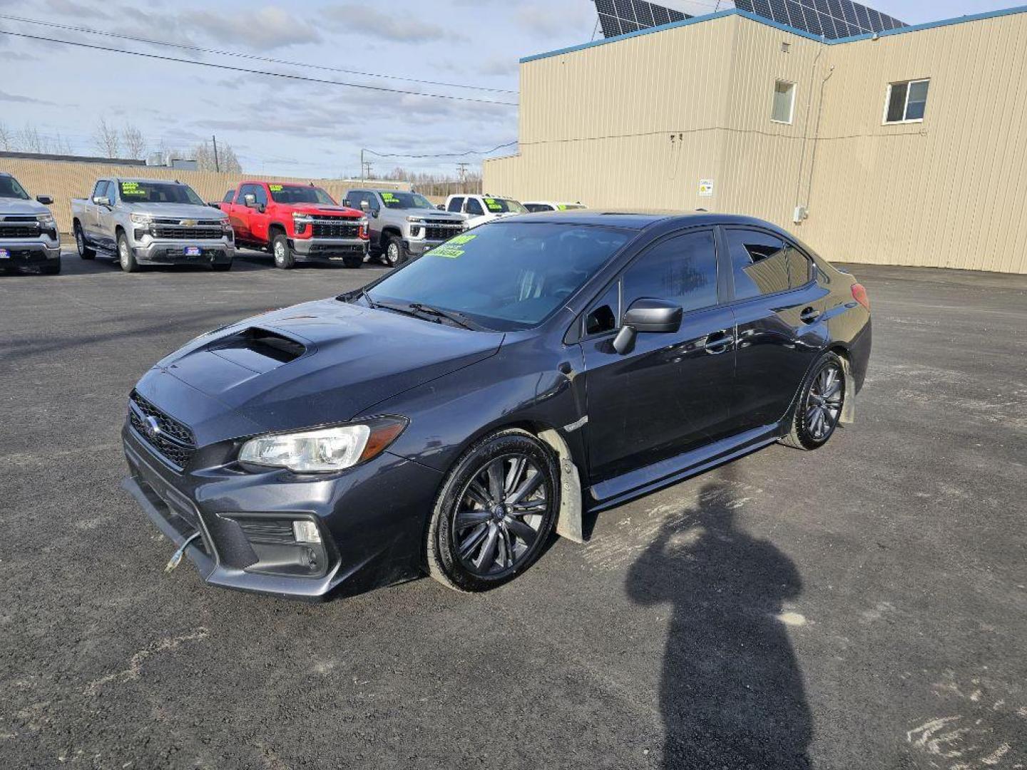 2018 GRAY SUBARU WRX (JF1VA1A6XJ9) with an 2.0L engine, Manual transmission, located at 2525 S. Cushman, Fairbanks, AK, 99701, (907) 452-5707, 64.824036, -147.712311 - Photo#3