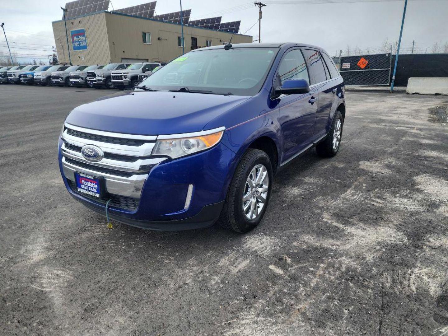 2013 BLUE FORD EDGE LIMITED (2FMDK4KC2DB) with an 3.5L engine, Automatic transmission, located at 2525 S. Cushman, Fairbanks, AK, 99701, (907) 452-5707, 64.824036, -147.712311 - Photo#1