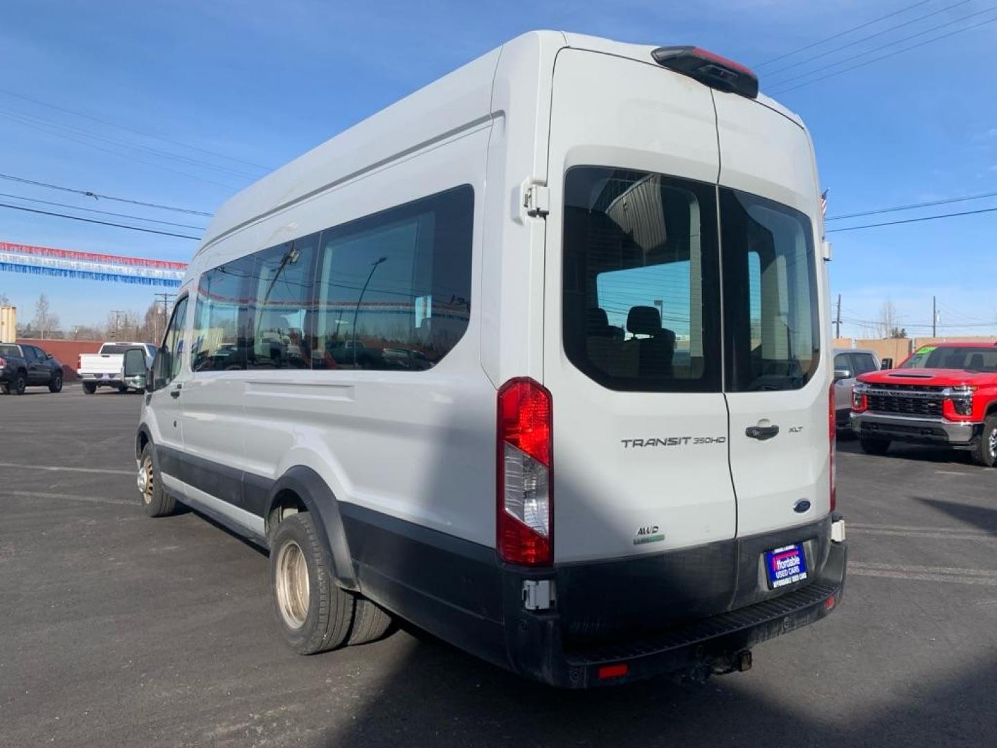 2021 SILVER FORD TRANSIT/ 15 PAS T-350 HD (1FBVU5XG8MK) with an 3.5L engine, Automatic transmission, located at 2525 S. Cushman, Fairbanks, AK, 99701, (907) 452-5707, 64.824036, -147.712311 - Photo#2