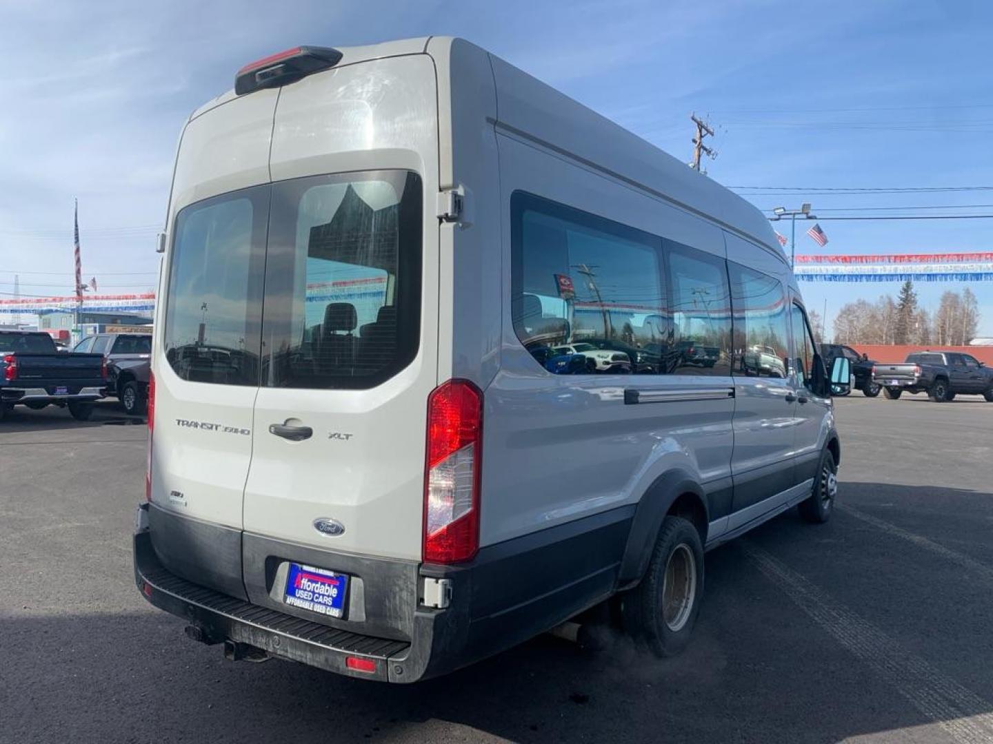 2021 SILVER FORD TRANSIT/ 15 PAS T-350 HD (1FBVU5XG8MK) with an 3.5L engine, Automatic transmission, located at 2525 S. Cushman, Fairbanks, AK, 99701, (907) 452-5707, 64.824036, -147.712311 - Photo#3