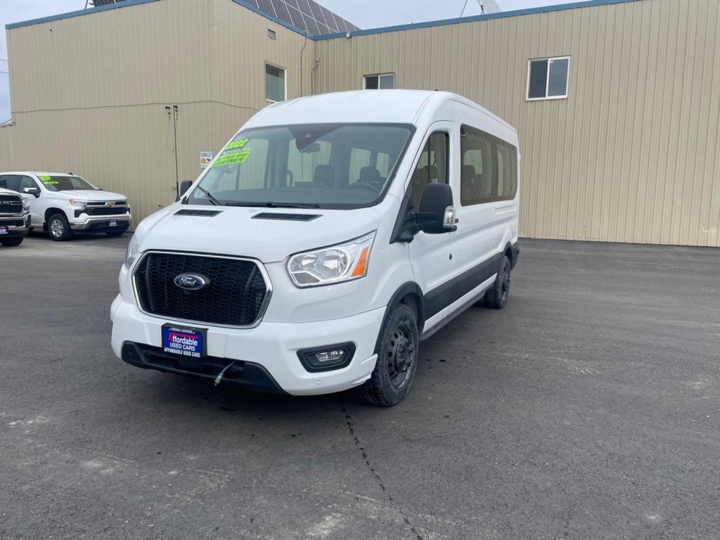 2022 WHITE FORD TRANSIT/12 PASS T-350 (1FDAX9CG6NK) with an 3.5L engine, Automatic transmission, located at 2525 S. Cushman, Fairbanks, AK, 99701, (907) 452-5707, 64.824036, -147.712311 - Photo#1