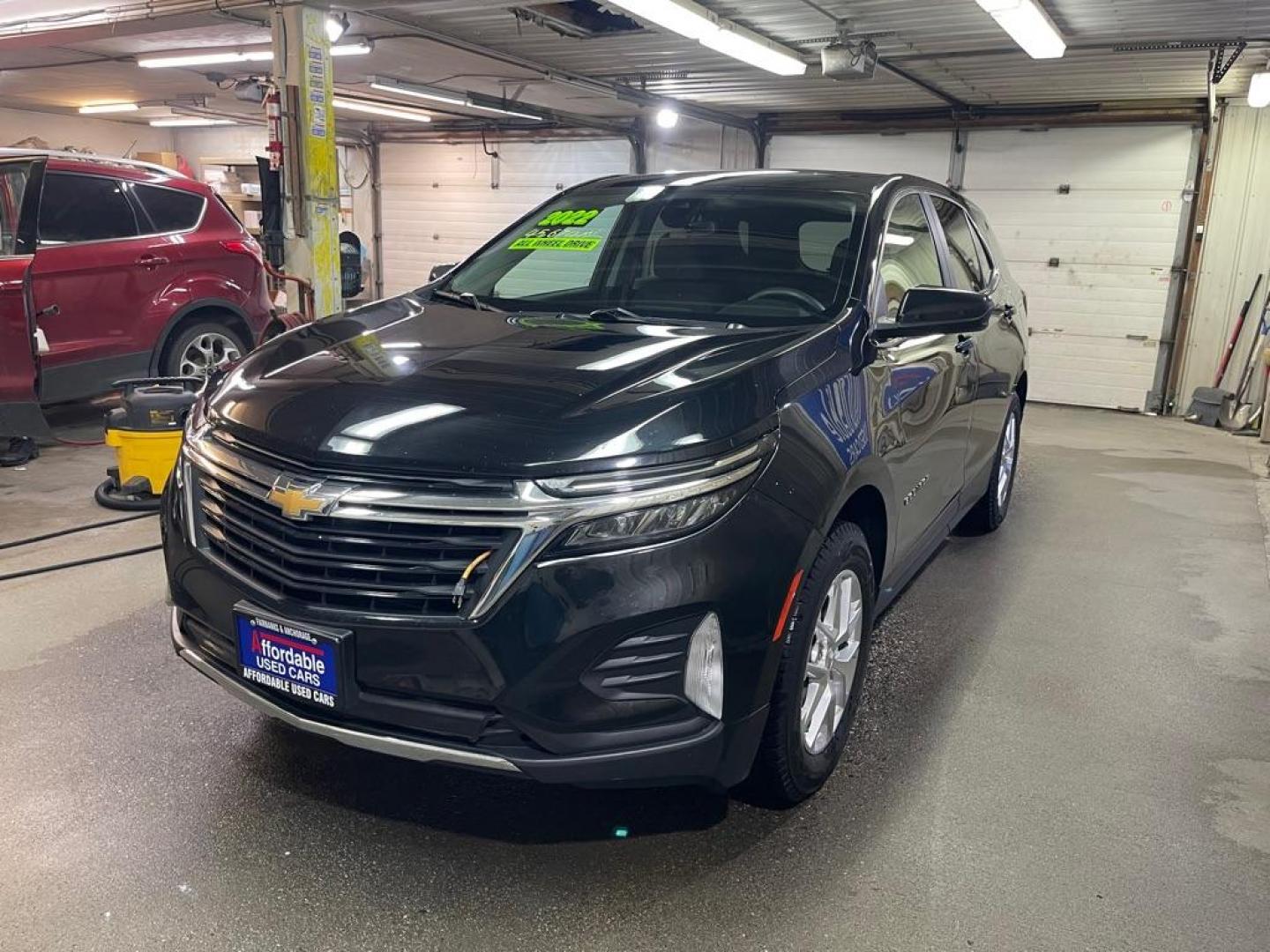 2022 BLACK CHEVROLET EQUINOX LT (3GNAXUEV3NL) with an 1.5L engine, Automatic transmission, located at 2525 S. Cushman, Fairbanks, AK, 99701, (907) 452-5707, 64.824036, -147.712311 - Photo#1