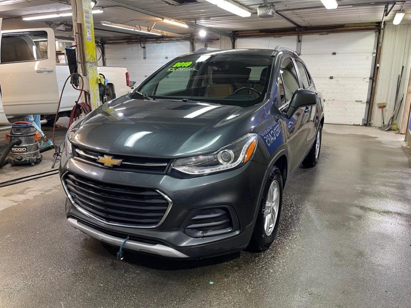 2019 GREY CHEVROLET TRAX 1LT (3GNCJLSB8KL) with an 1.4L engine, Automatic transmission, located at 2525 S. Cushman, Fairbanks, AK, 99701, (907) 452-5707, 64.824036, -147.712311 - Photo#1