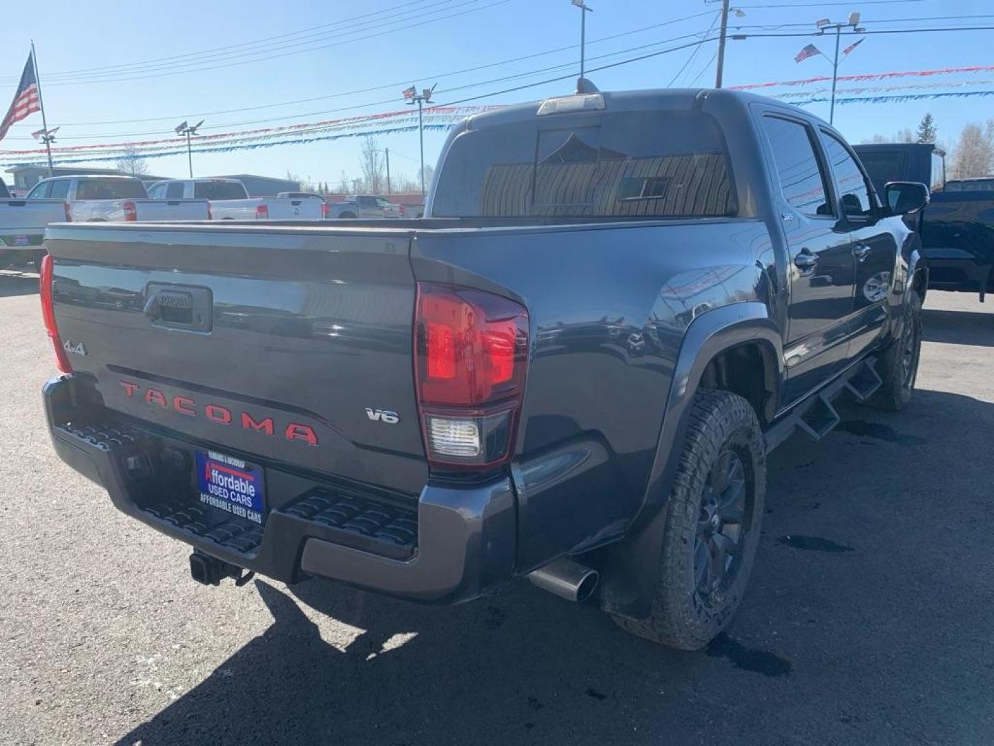 2020 GREY TOYOTA TACOMA DOUBLE CAB (3TMCZ5AN3LM) with an 3.5L engine, Automatic transmission, located at 2525 S. Cushman, Fairbanks, AK, 99701, (907) 452-5707, 64.824036, -147.712311 - Photo#3