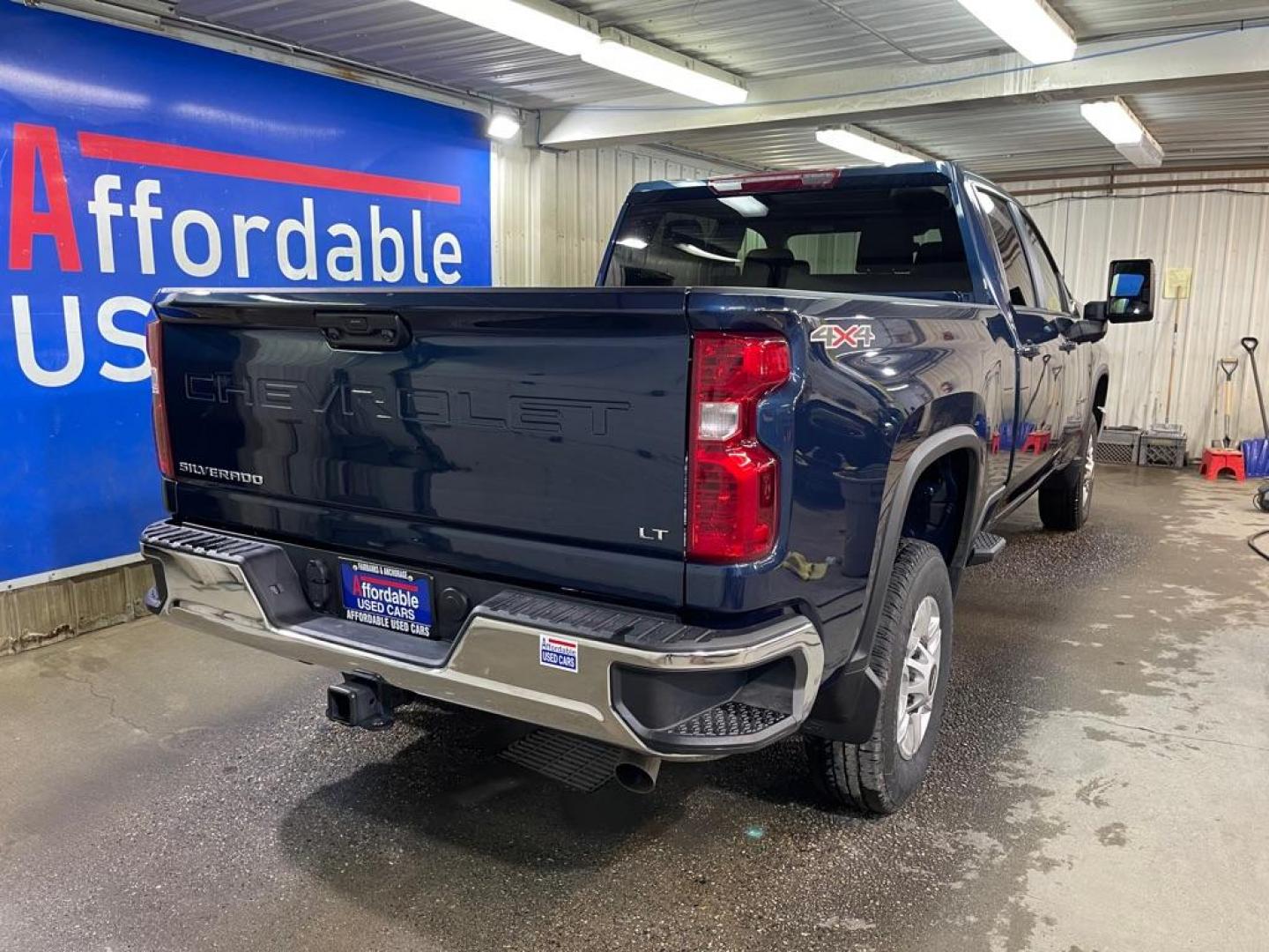 2023 BLUE CHEVROLET SILVERADO 2500 HEAVY DUTY LT (2GC4YNE73P1) with an 6.6L engine, Automatic transmission, located at 2525 S. Cushman, Fairbanks, AK, 99701, (907) 452-5707, 64.824036, -147.712311 - Photo#2