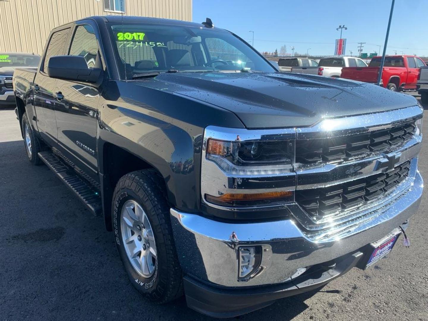 2017 GRAY CHEVROLET SILVERADO 1500 LT (3GCUKREC9HG) with an 5.3L engine, Automatic transmission, located at 2525 S. Cushman, Fairbanks, AK, 99701, (907) 452-5707, 64.824036, -147.712311 - Photo#0