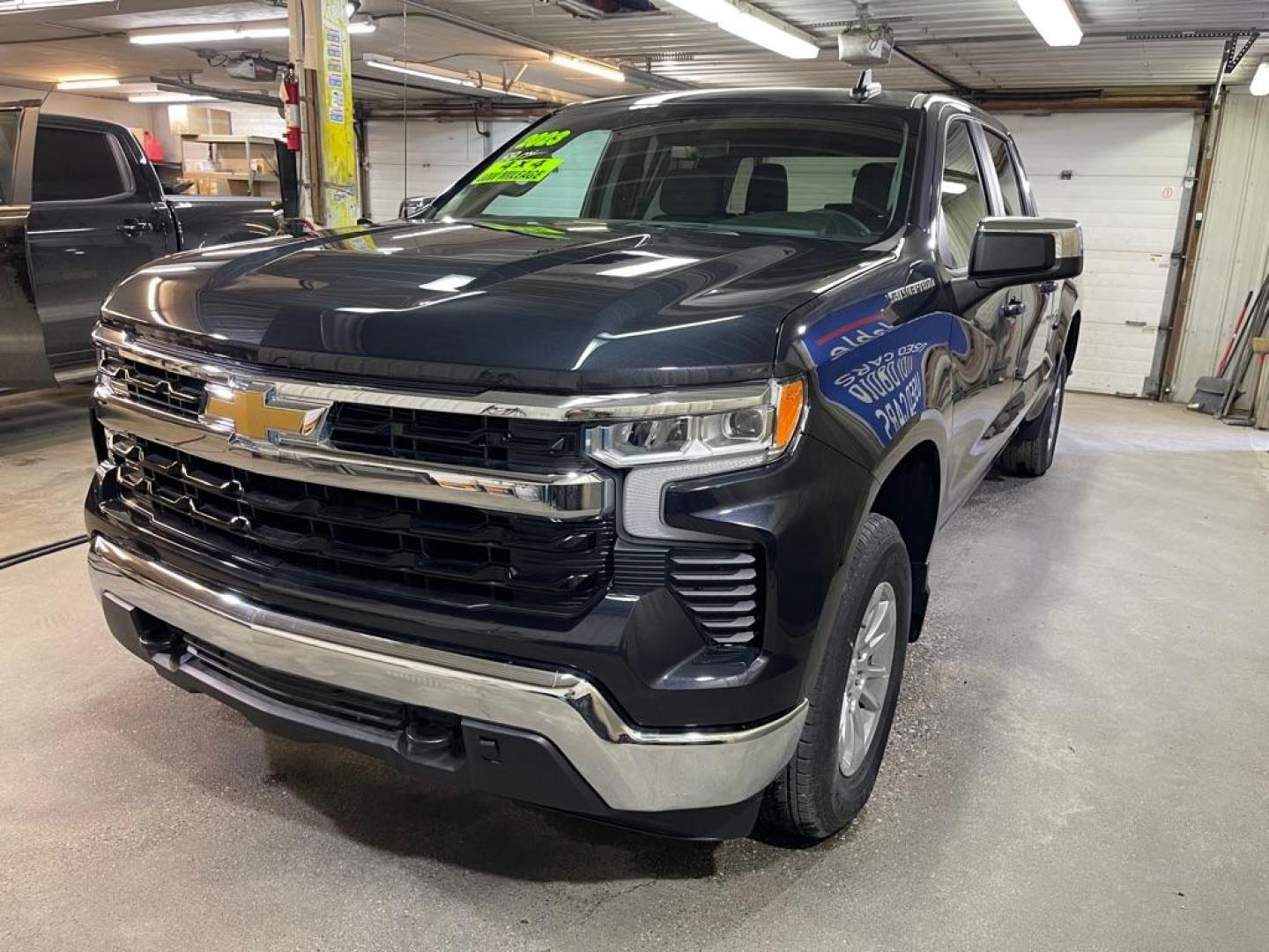 2023 BLACK CHEVROLET SILVERADO 1500 LT (1GCUDDED9PZ) with an 5.3L engine, Automatic transmission, located at 2525 S. Cushman, Fairbanks, AK, 99701, (907) 452-5707, 64.824036, -147.712311 - Photo#1