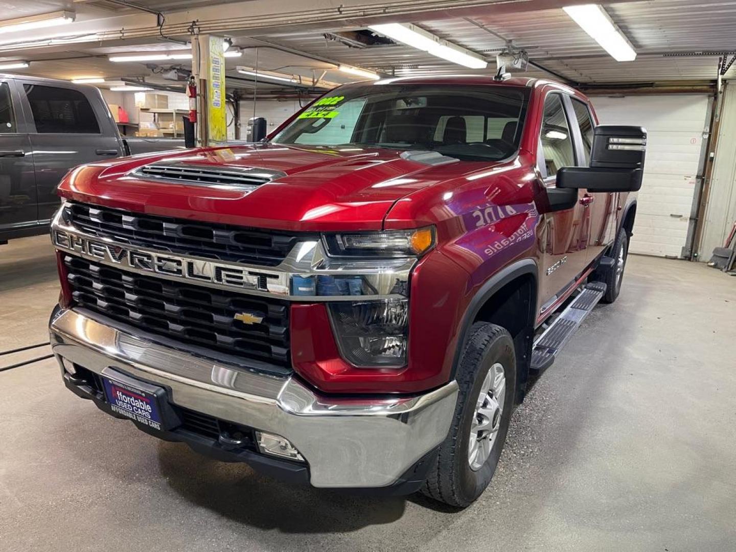 2022 RED CHEVROLET SILVERADO 2500 HEAVY DUTY LT (1GC4YNE78NF) with an 6.6L engine, Automatic transmission, located at 2525 S. Cushman, Fairbanks, AK, 99701, (907) 452-5707, 64.824036, -147.712311 - Photo#1