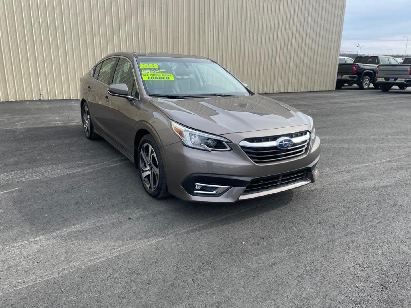 2022 BRONZE SUBARU LEGACY LIMITED (4S3BWAN67N3) with an 2.5L engine, Automatic transmission, located at 2525 S. Cushman, Fairbanks, AK, 99701, (907) 452-5707, 64.824036, -147.712311 - Photo#0