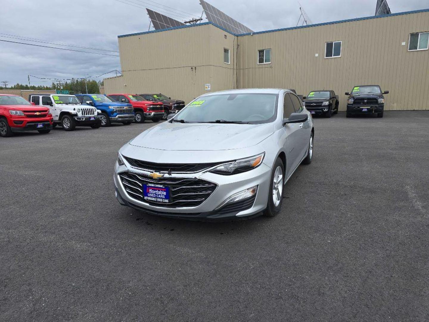 2022 SILVER CHEVROLET MALIBU LS (1G1ZB5STXNF) with an 1.5L engine, Continuously Variable transmission, located at 2525 S. Cushman, Fairbanks, AK, 99701, (907) 452-5707, 64.824036, -147.712311 - Photo#0