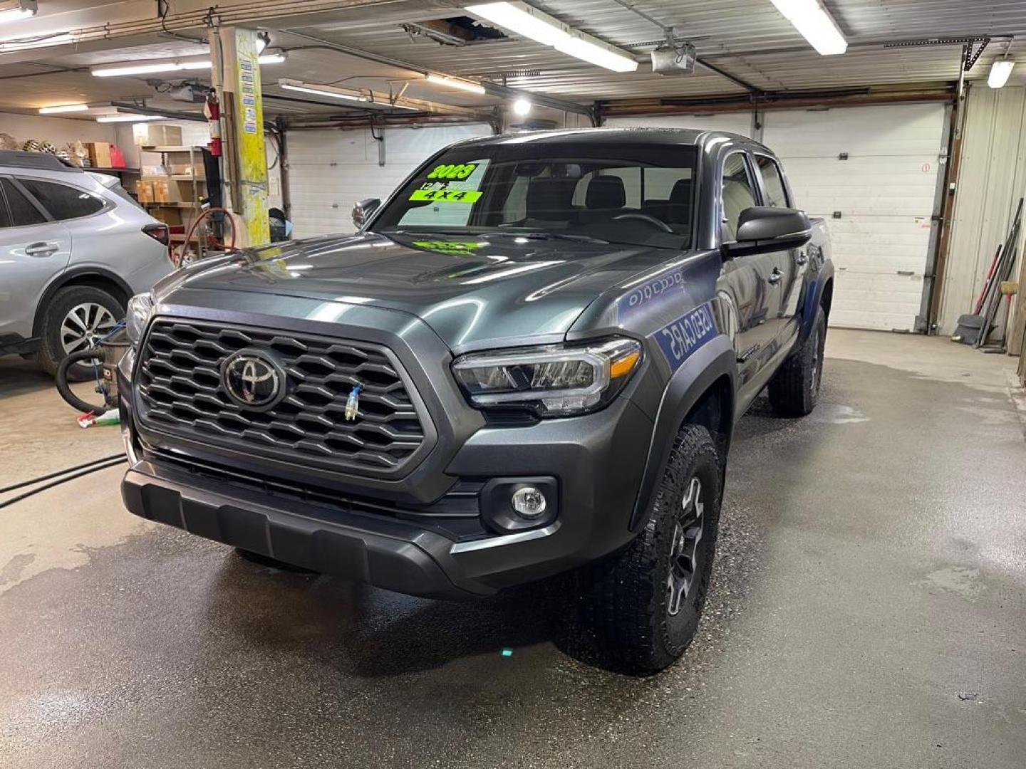 2023 GRAY TOYOTA TACOMA TRD DOUBLE CAB (3TMCZ5AN8PM) with an 3.5L engine, Automatic transmission, located at 2525 S. Cushman, Fairbanks, AK, 99701, (907) 452-5707, 64.824036, -147.712311 - Photo#1