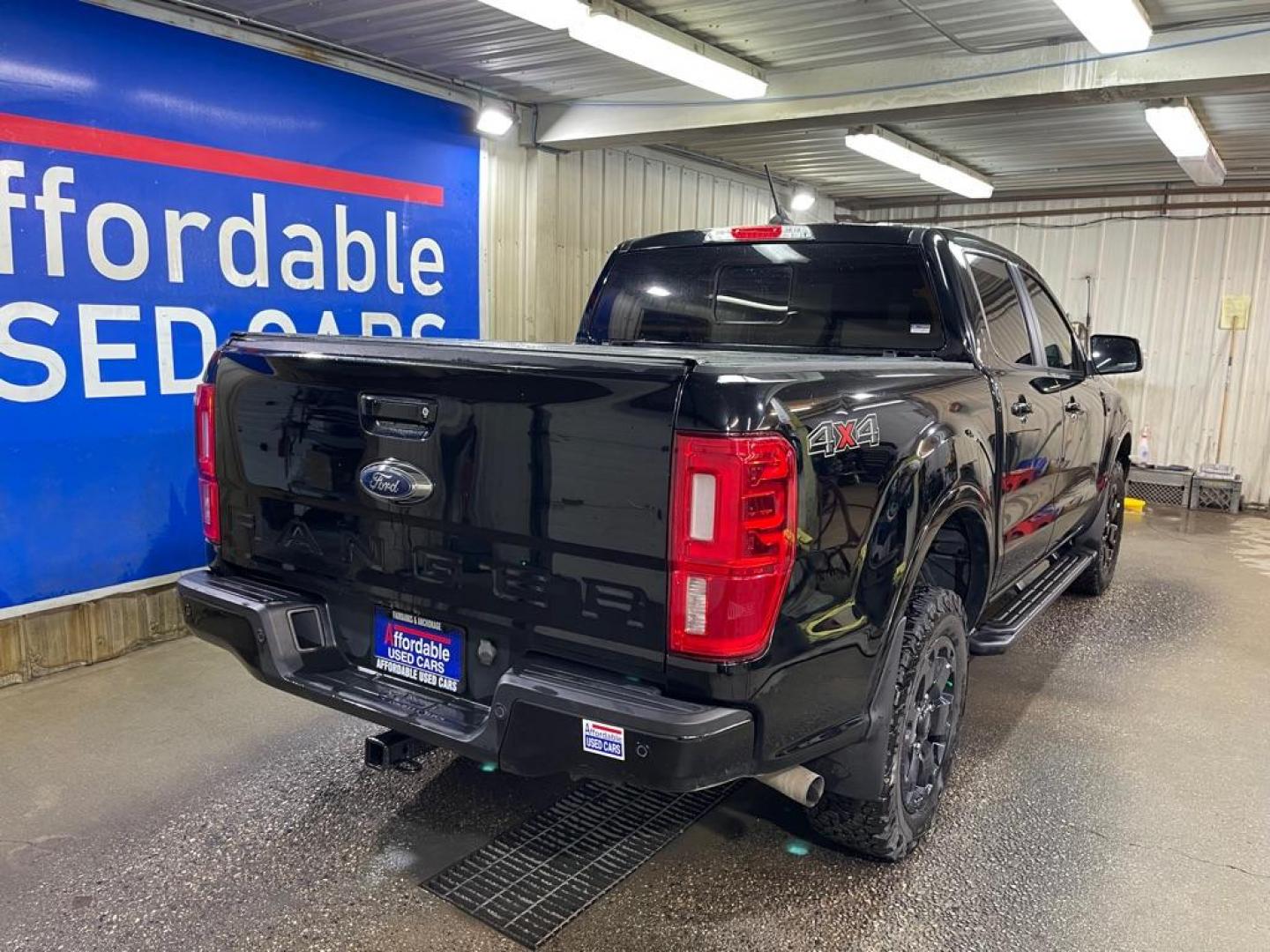 2020 BLACK FORD RANGER LARIAT (1FTER4FH9LL) with an 2.3L engine, Automatic transmission, located at 2525 S. Cushman, Fairbanks, AK, 99701, (907) 452-5707, 64.824036, -147.712311 - Photo#2