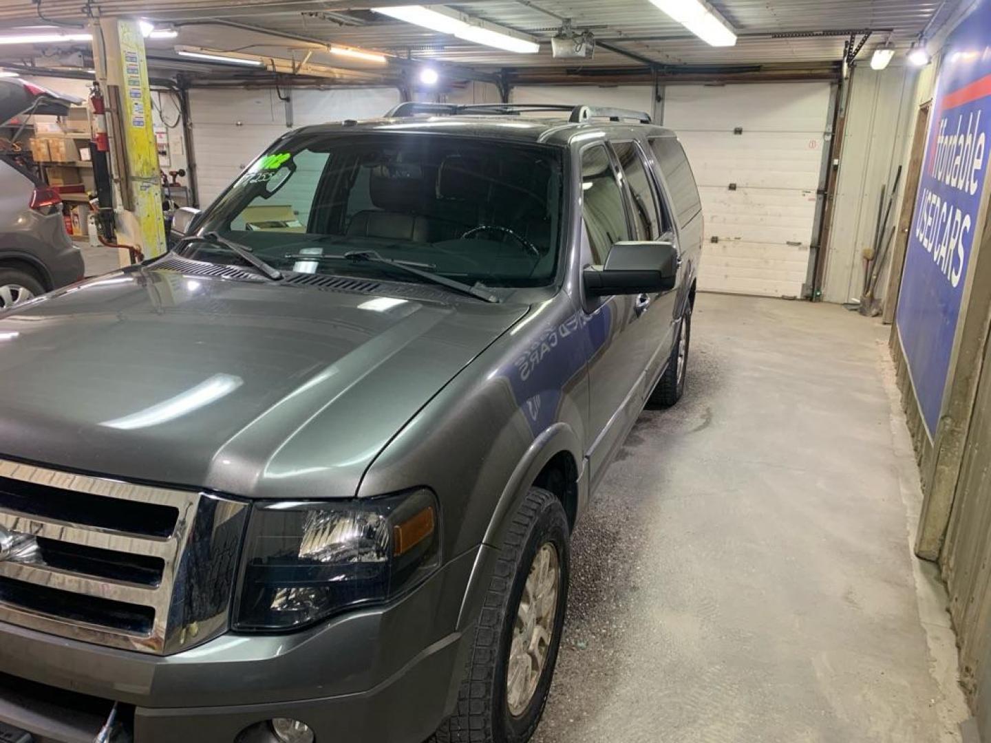 2012 GRAY FORD EXPEDITION EL LIMITED (1FMJK2A52CE) with an 5.4L engine, Automatic transmission, located at 2525 S. Cushman, Fairbanks, AK, 99701, (907) 452-5707, 64.824036, -147.712311 - Photo#1