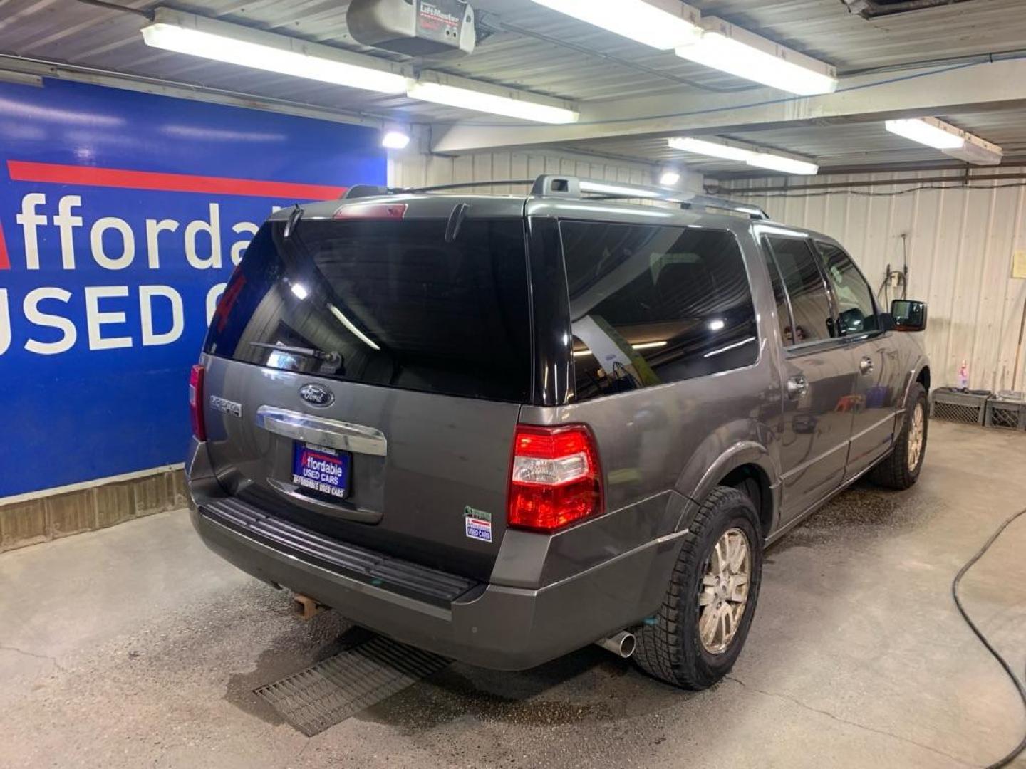 2012 GRAY FORD EXPEDITION EL LIMITED (1FMJK2A52CE) with an 5.4L engine, Automatic transmission, located at 2525 S. Cushman, Fairbanks, AK, 99701, (907) 452-5707, 64.824036, -147.712311 - Photo#3