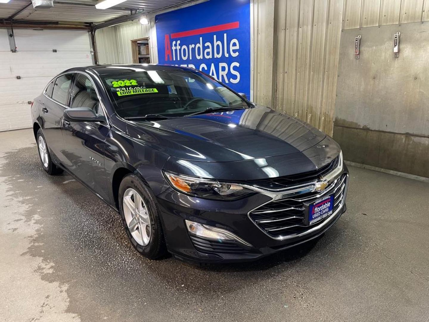 2022 BLUE CHEVROLET MALIBU LS (1G1ZB5ST6NF) with an 1.5L engine, Continuously Variable transmission, located at 2525 S. Cushman, Fairbanks, AK, 99701, (907) 452-5707, 64.824036, -147.712311 - Photo#0