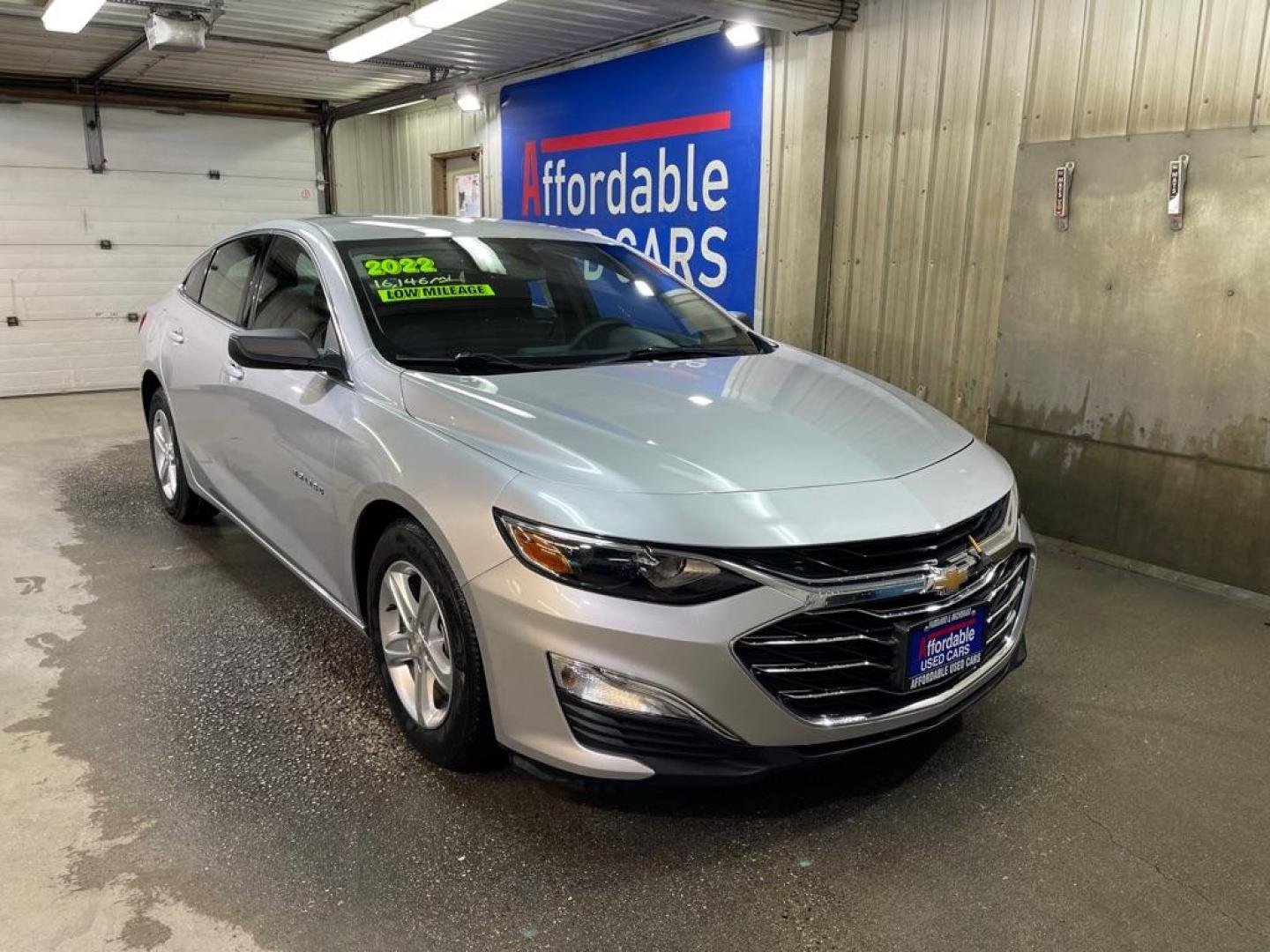 2022 SILVER CHEVROLET MALIBU LS (1G1ZB5ST1NF) with an 1.5L engine, Continuously Variable transmission, located at 2525 S. Cushman, Fairbanks, AK, 99701, (907) 452-5707, 64.824036, -147.712311 - Photo#0