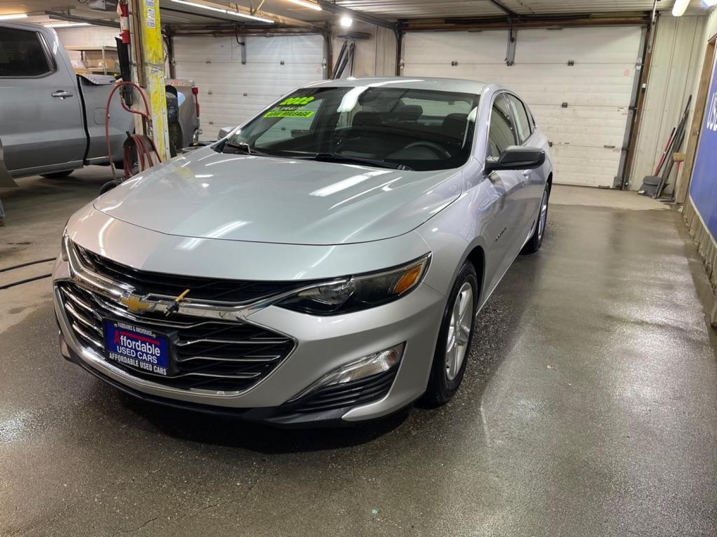 2022 SILVER CHEVROLET MALIBU LS (1G1ZB5ST1NF) with an 1.5L engine, Continuously Variable transmission, located at 2525 S. Cushman, Fairbanks, AK, 99701, (907) 452-5707, 64.824036, -147.712311 - Photo#1