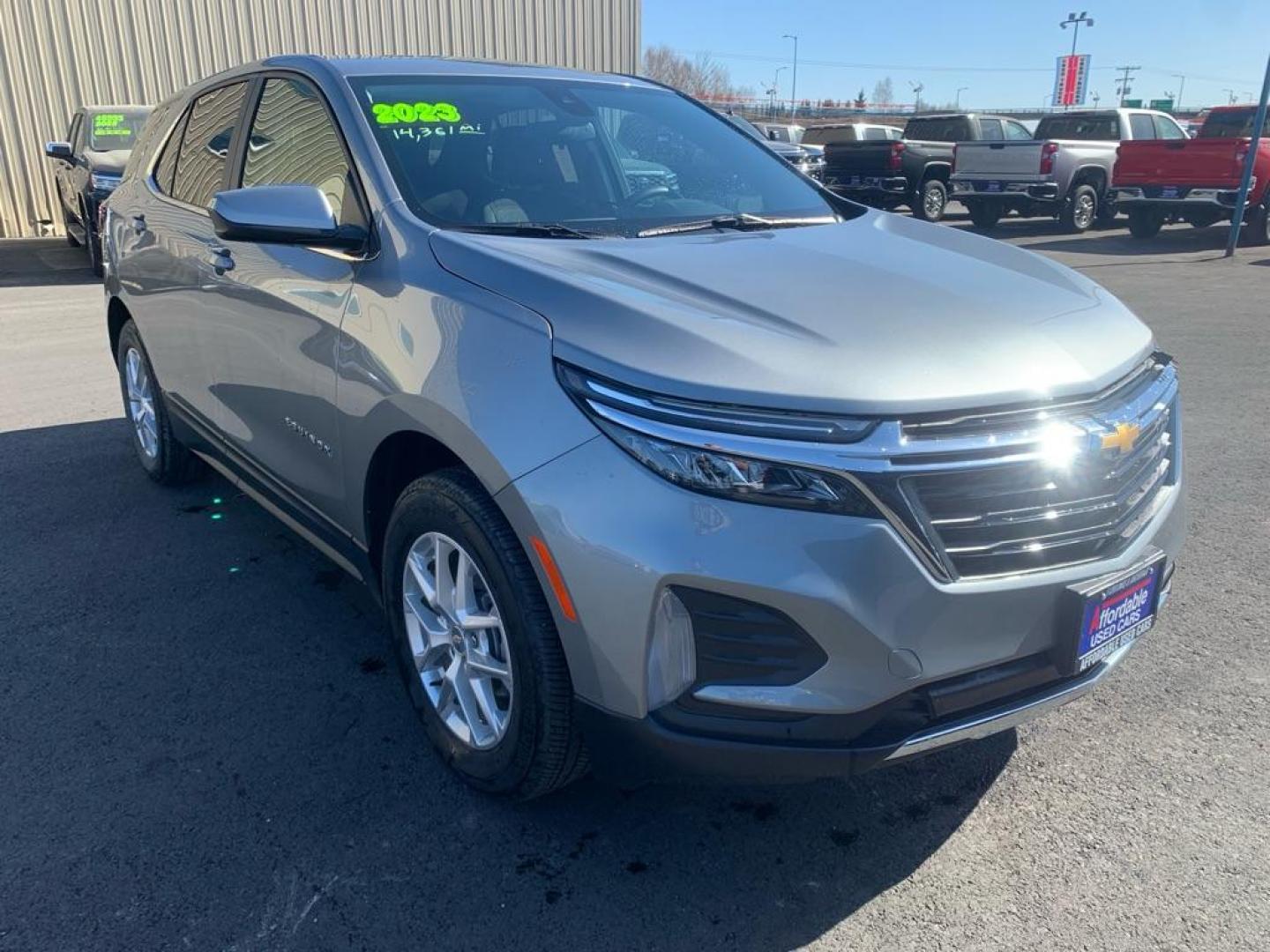 2023 GRAY CHEVROLET EQUINOX LT (3GNAXUEG6PS) with an 1.5L engine, Automatic transmission, located at 2525 S. Cushman, Fairbanks, AK, 99701, (907) 452-5707, 64.824036, -147.712311 - Photo#0