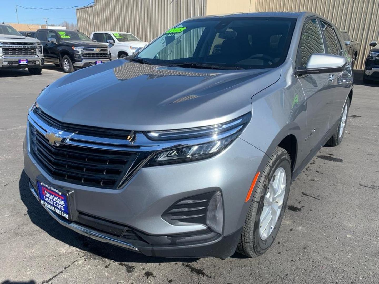 2023 GRAY CHEVROLET EQUINOX LT (3GNAXUEG6PS) with an 1.5L engine, Automatic transmission, located at 2525 S. Cushman, Fairbanks, AK, 99701, (907) 452-5707, 64.824036, -147.712311 - Photo#1