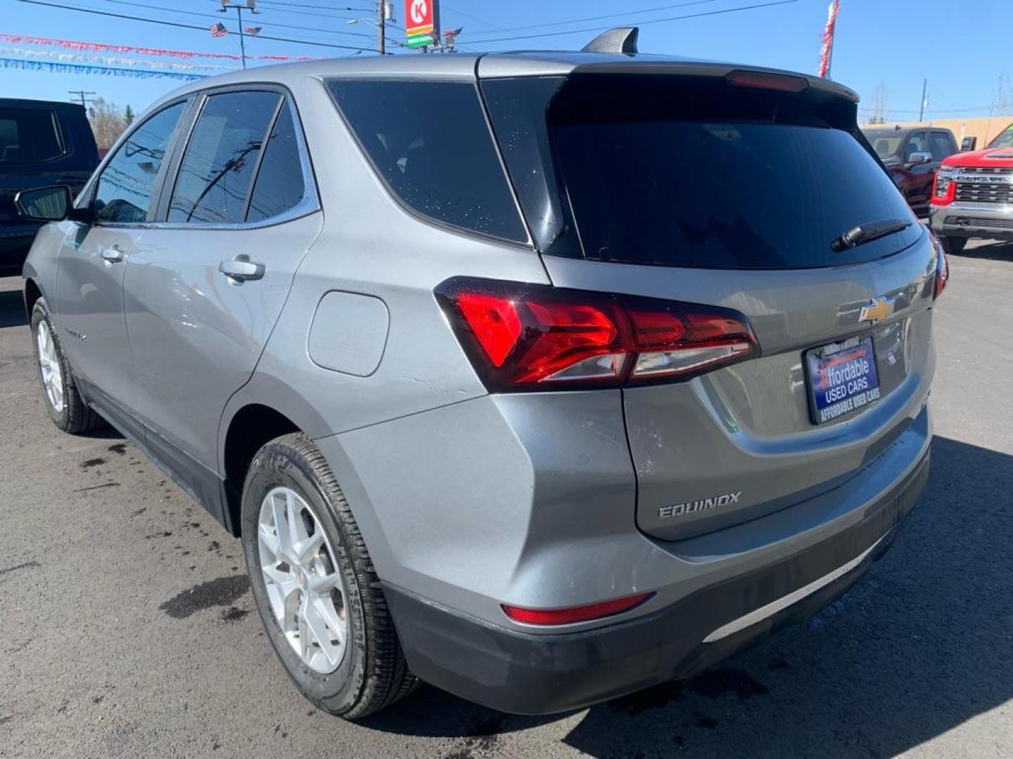 2023 GRAY CHEVROLET EQUINOX LT (3GNAXUEG6PS) with an 1.5L engine, Automatic transmission, located at 2525 S. Cushman, Fairbanks, AK, 99701, (907) 452-5707, 64.824036, -147.712311 - Photo#2