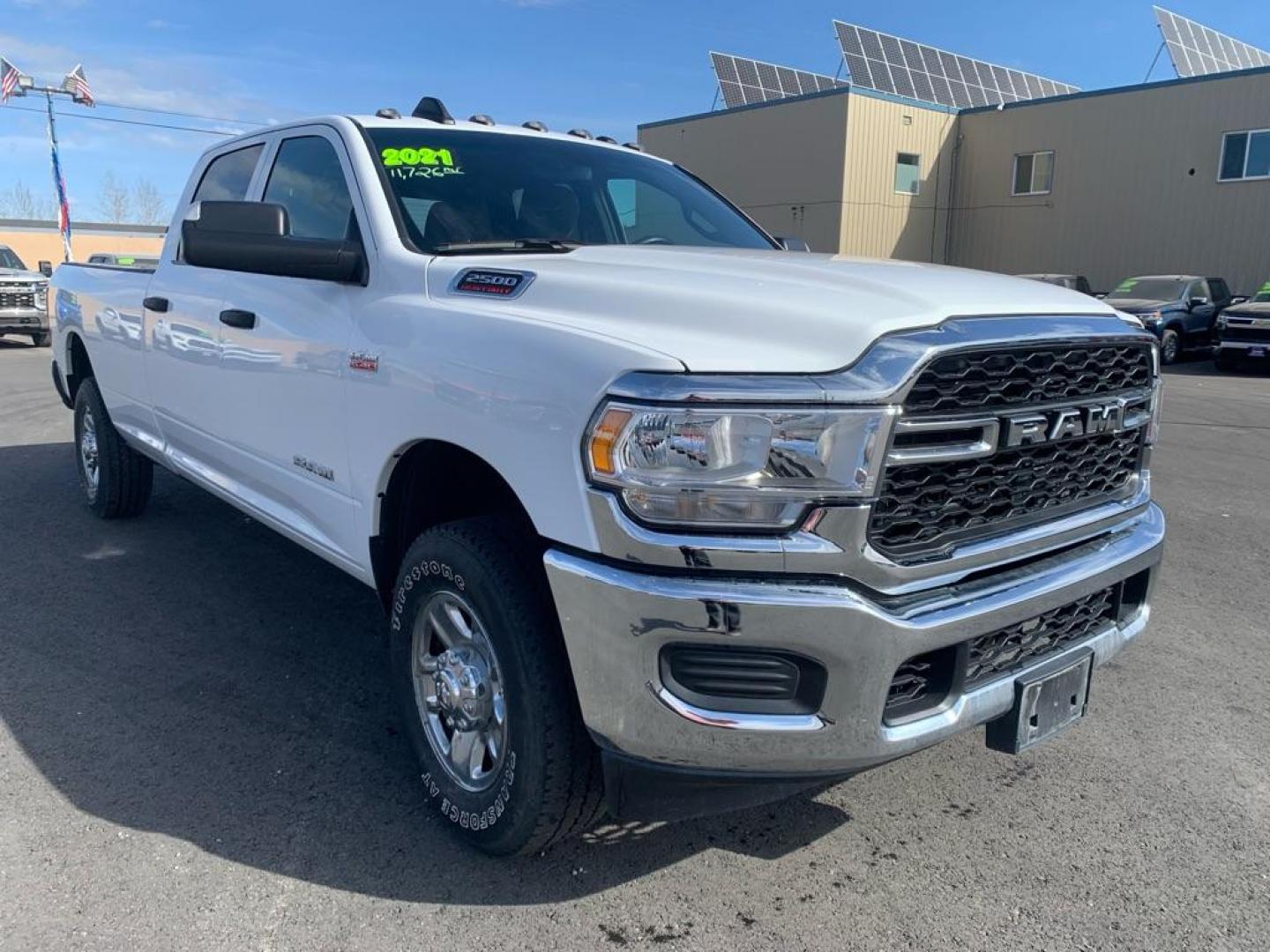 2021 WHITE RAM 2500 TRADESMAN (3C6UR5HJ4MG) with an 6.4L engine, Automatic transmission, located at 2525 S. Cushman, Fairbanks, AK, 99701, (907) 452-5707, 64.824036, -147.712311 - Photo#0