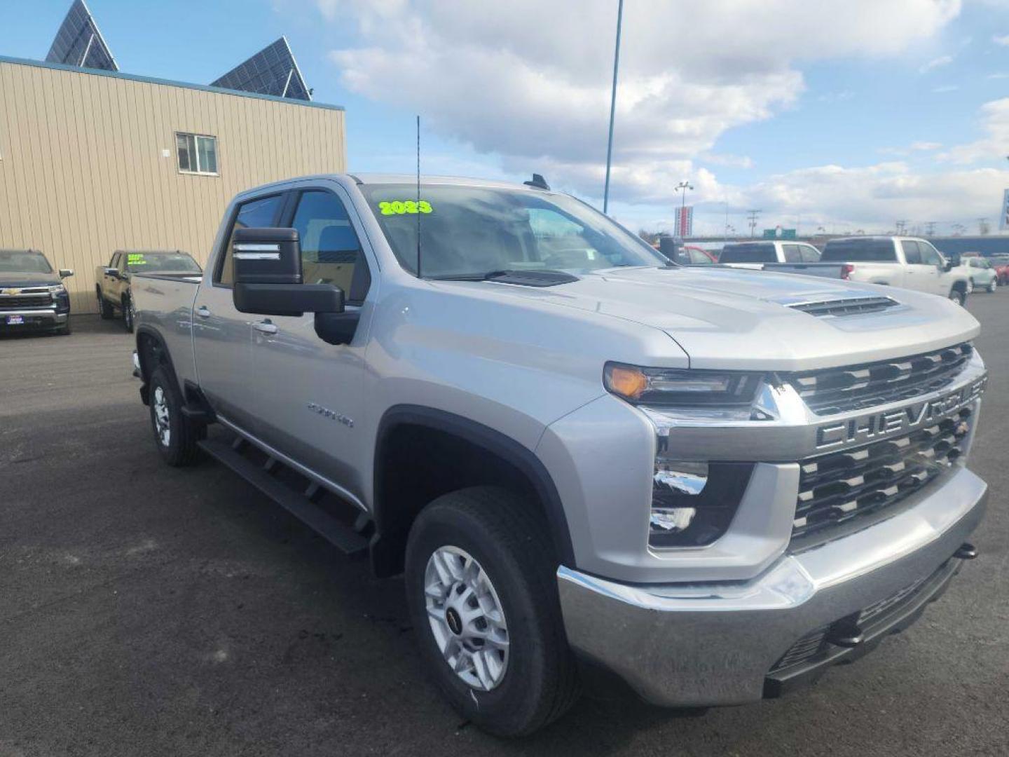 2023 SILVER CHEVROLET SILVERADO 2500 HEAVY DUTY LT (2GC4YNE75P1) with an 6.6L engine, Automatic transmission, located at 2525 S. Cushman, Fairbanks, AK, 99701, (907) 452-5707, 64.824036, -147.712311 - Photo#0