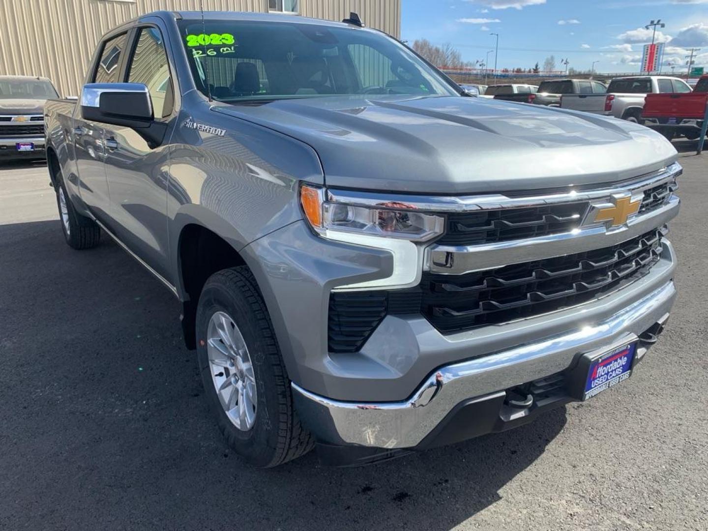 2023 GRAY CHEVROLET SILVERADO 1500 LT (3GCUDDED1PG) with an 5.3L engine, Automatic transmission, located at 2525 S. Cushman, Fairbanks, AK, 99701, (907) 452-5707, 64.824036, -147.712311 - Photo#0