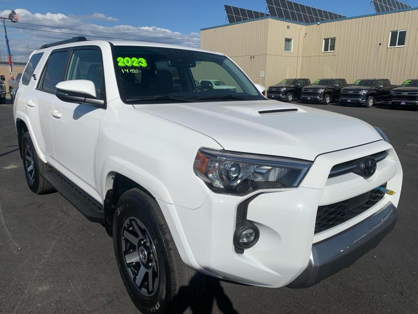 2023 WHITE TOYOTA 4RUNNER TRD OFFROAD PREM (JTERU5JR5P6) with an 4.0L engine, Automatic transmission, located at 2525 S. Cushman, Fairbanks, AK, 99701, (907) 452-5707, 64.824036, -147.712311 - Photo#0