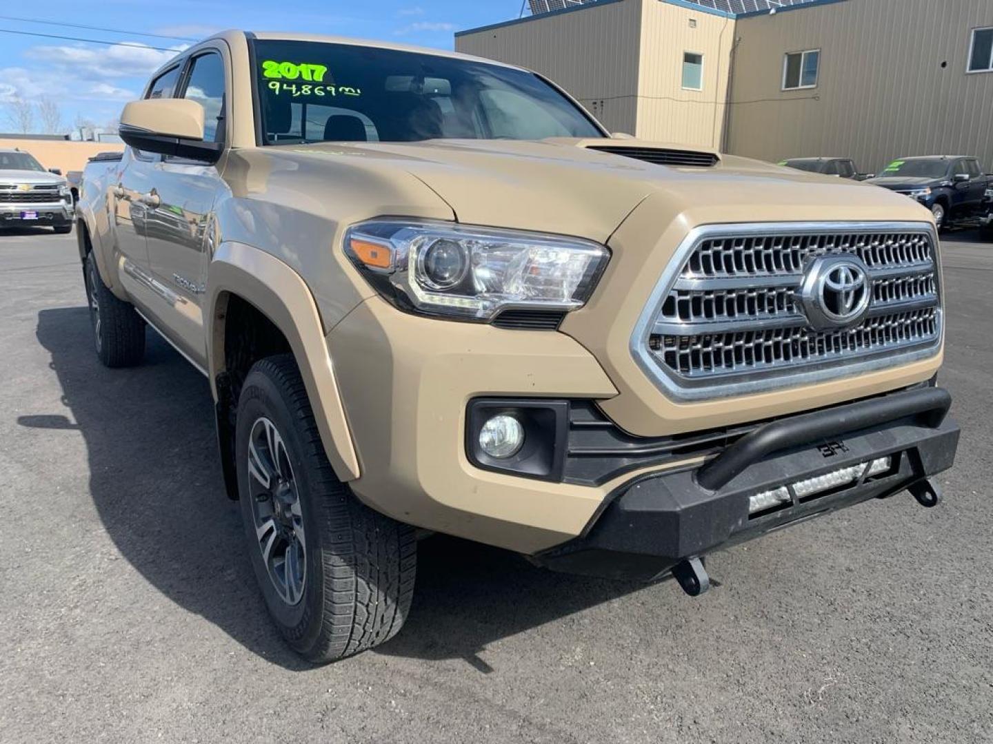 2017 TAN TOYOTA TACOMA DOUBLE CAB (3TMDZ5BN4HM) with an 3.5L engine, Automatic transmission, located at 2525 S. Cushman, Fairbanks, AK, 99701, (907) 452-5707, 64.824036, -147.712311 - Photo#0