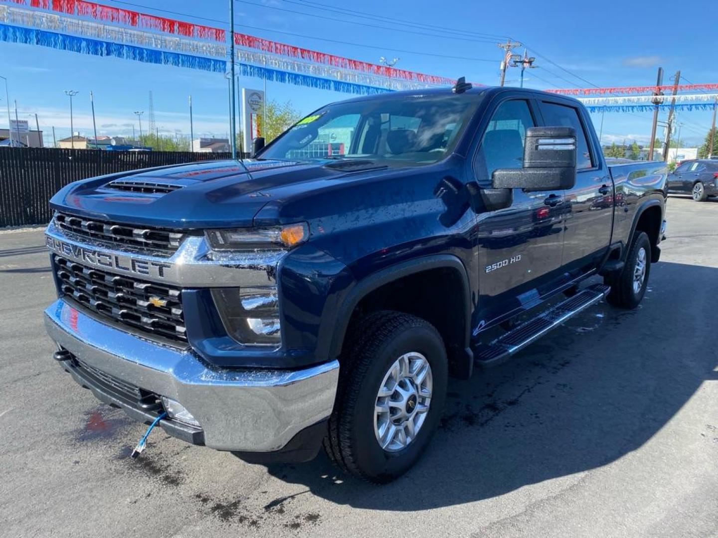 2023 BLUE CHEVROLET SILVERADO 2500 HEAVY DUTY LT (2GC4YNE79P1) with an 6.6L engine, Automatic transmission, located at 2525 S. Cushman, Fairbanks, AK, 99701, (907) 452-5707, 64.824036, -147.712311 - Photo#0