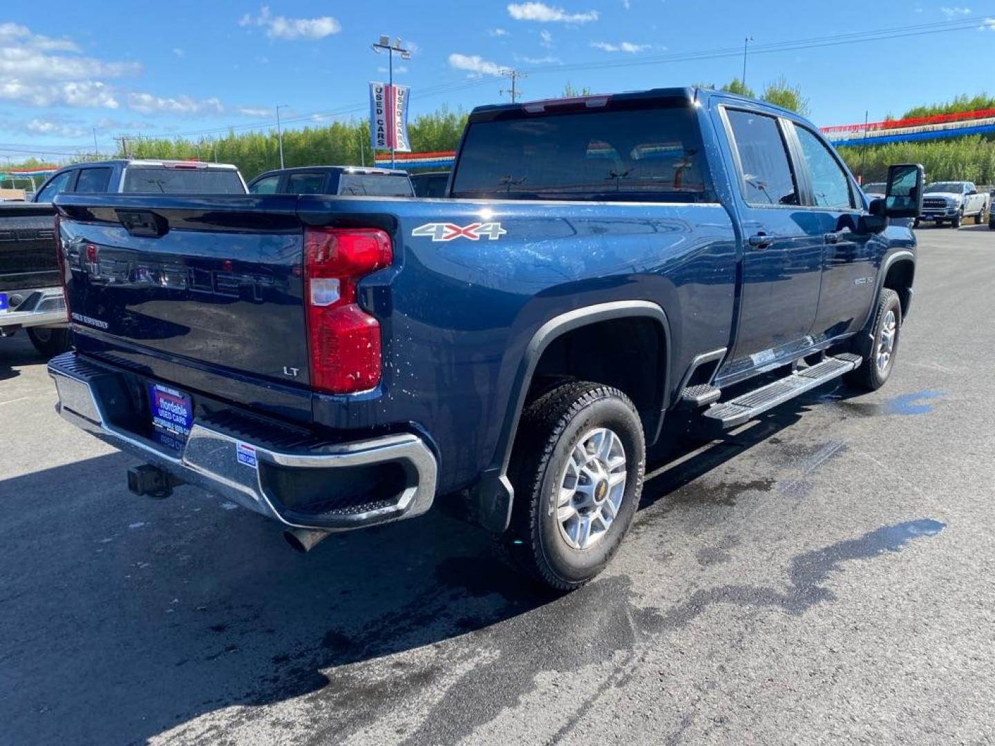 2023 BLUE CHEVROLET SILVERADO 2500 HEAVY DUTY LT (2GC4YNE79P1) with an 6.6L engine, Automatic transmission, located at 2525 S. Cushman, Fairbanks, AK, 99701, (907) 452-5707, 64.824036, -147.712311 - Photo#2