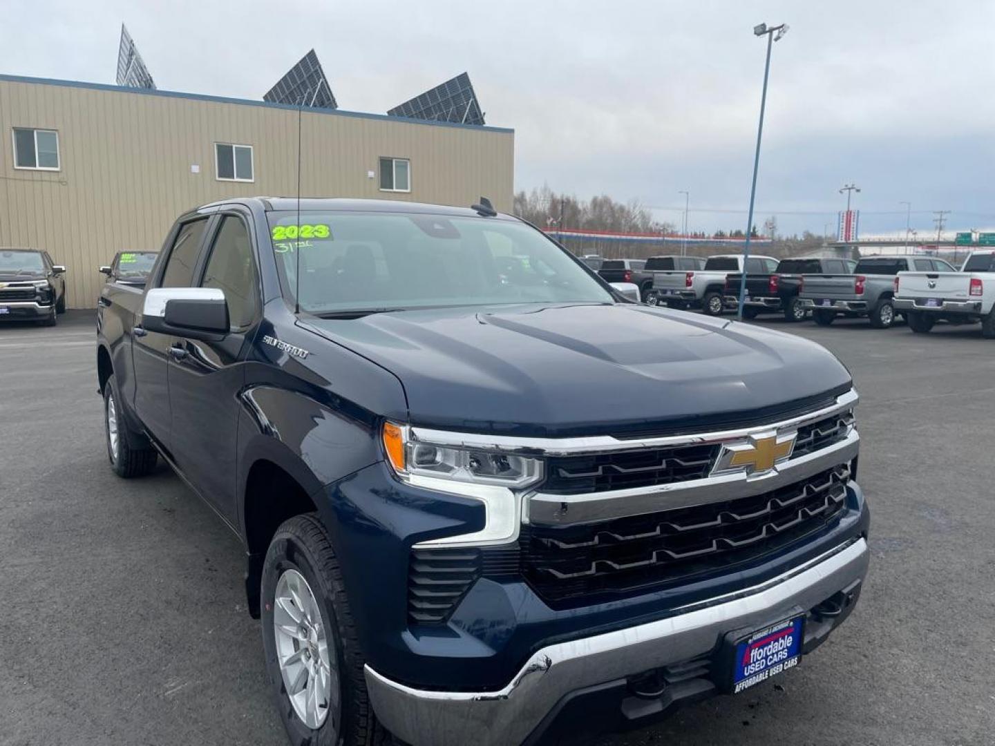 2023 BLUE CHEVROLET SILVERADO 1500 LT (3GCUDDED5PG) with an 5.3L engine, Automatic transmission, located at 2525 S. Cushman, Fairbanks, AK, 99701, (907) 452-5707, 64.824036, -147.712311 - Photo#0