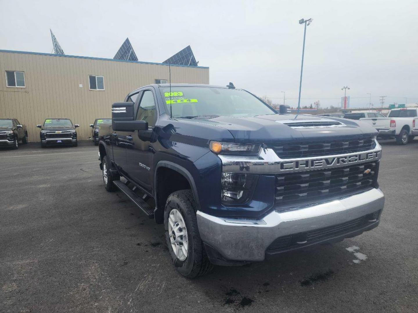 2023 BLUE CHEVROLET SILVERADO 2500 HEAVY DUTY LT (2GC4YNE78P1) with an 6.6L engine, Automatic transmission, located at 2525 S. Cushman, Fairbanks, AK, 99701, (907) 452-5707, 64.824036, -147.712311 - Photo#0