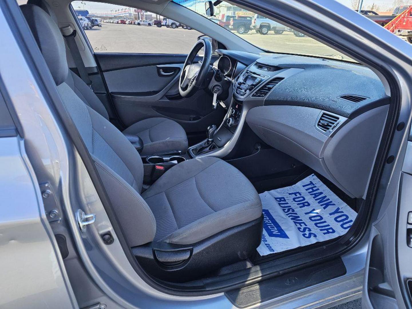 2016 SILVER HYUNDAI ELANTRA SE (5NPDH4AEXGH) with an 1.8L engine, Automatic transmission, located at 2525 S. Cushman, Fairbanks, AK, 99701, (907) 452-5707, 64.824036, -147.712311 - Photo#0